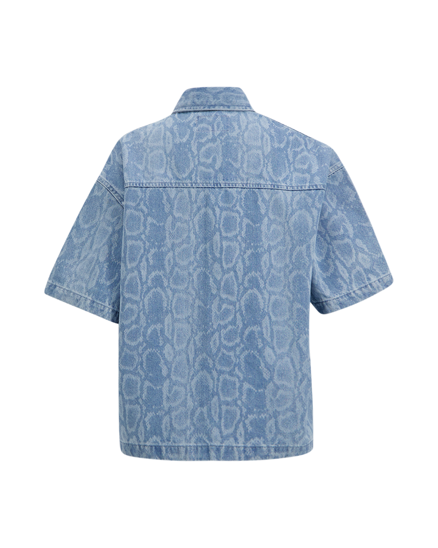 Carhartt W' S/S Snake Lovilia Shirt BLAUW 2
