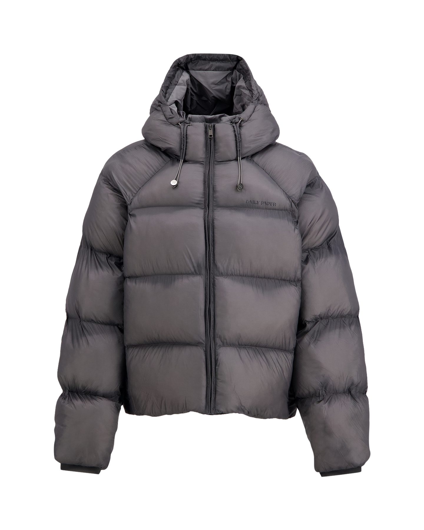 Daily Paper Raglan Sleeve Dias Puffer Jacket ZWART 1