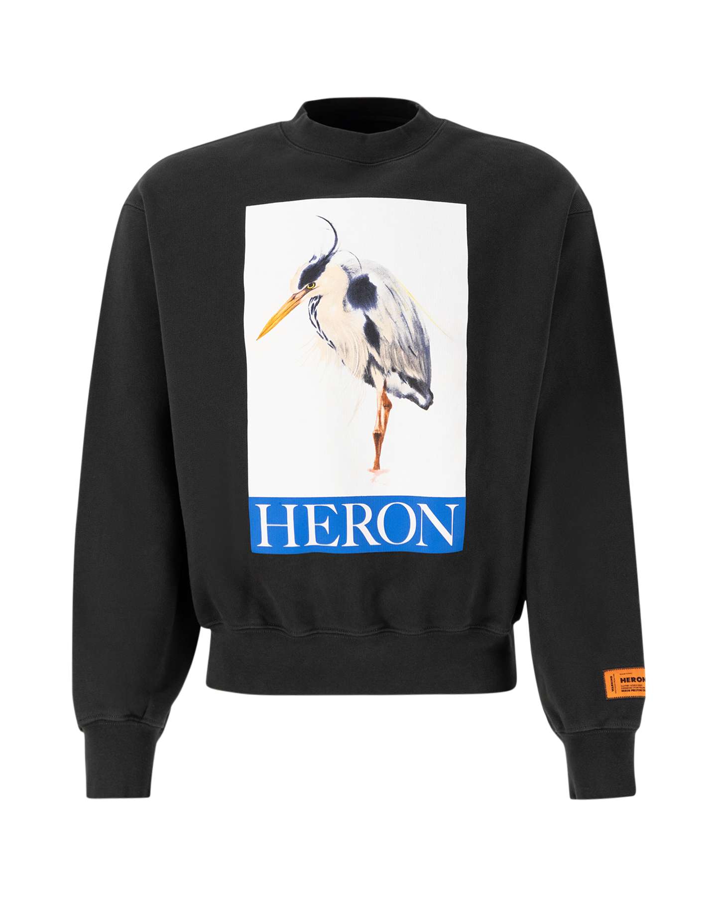 Heron Preston Heron Bird Painted Crewneck BLACK 1