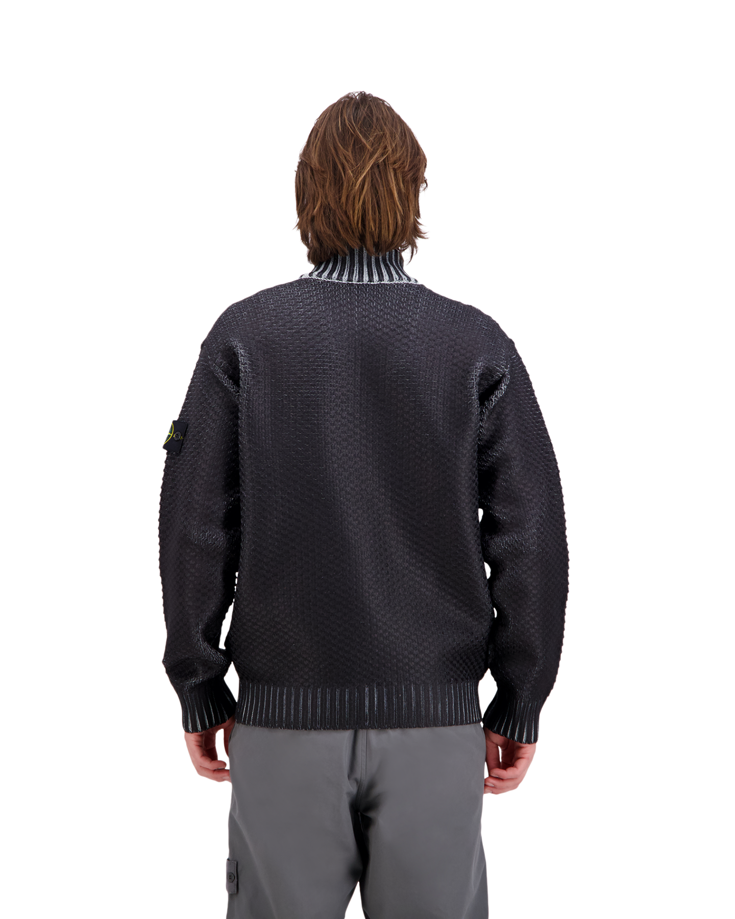 Stone Island S00Z5 Knitwear Vest GRIJS 5