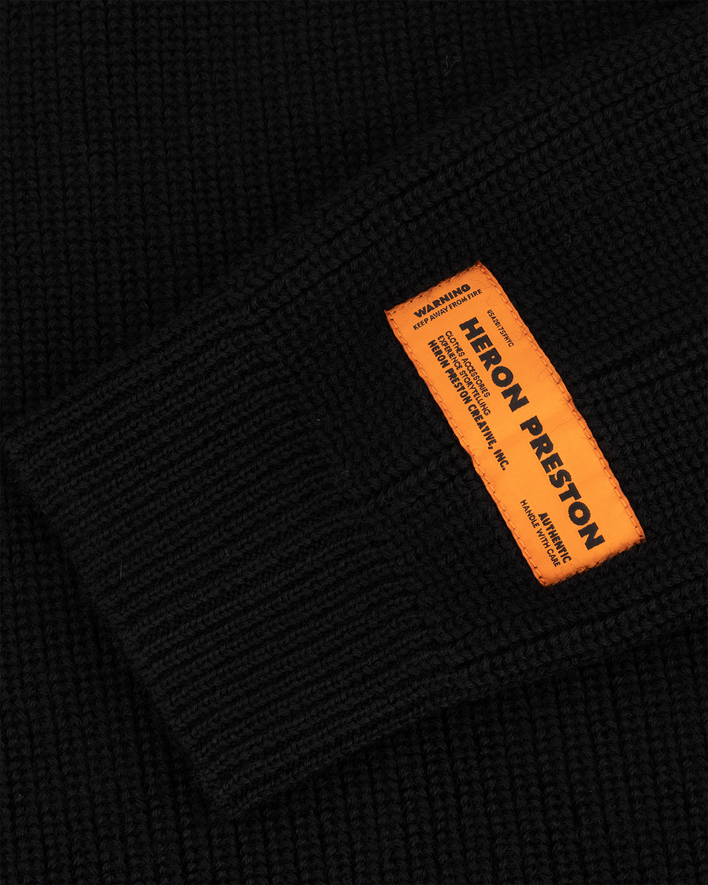 Heron Preston Hpny Knit Rollneck BLACK 6