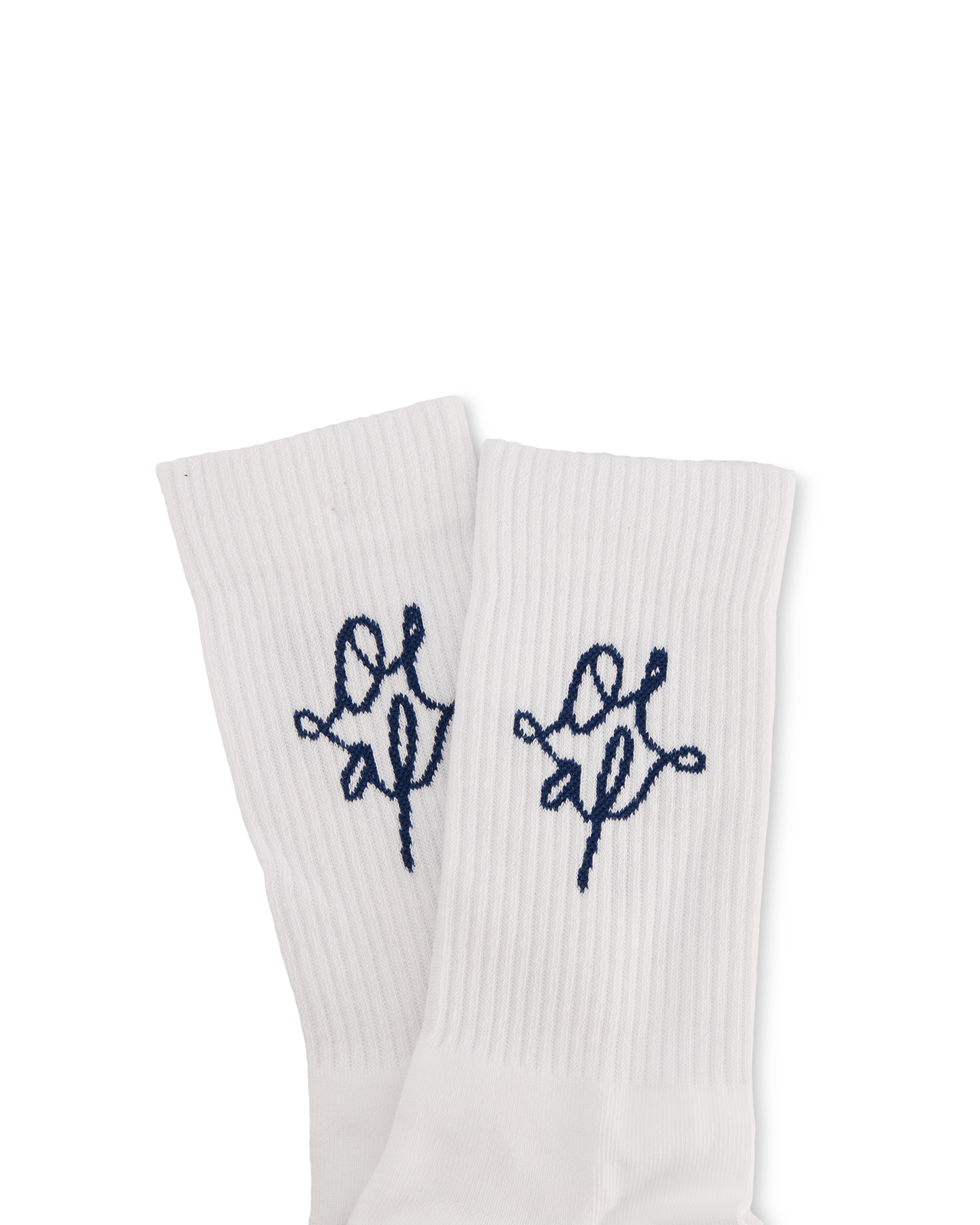 OLAF Monogram Socks WIT 2