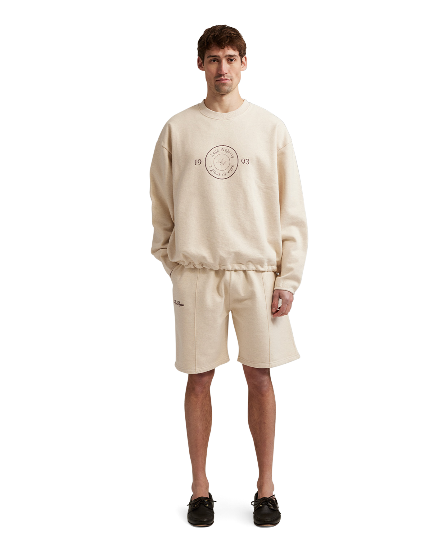Ange Projects Gow Shield Adjustable Crewneck BEIGE 3