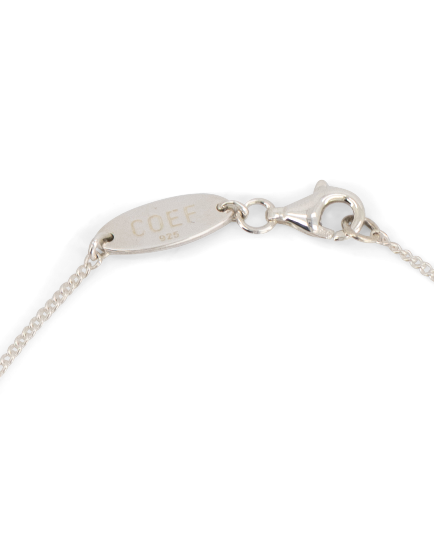 Coef Cane Necklace ZILVER 2