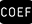 Coef Giftcard