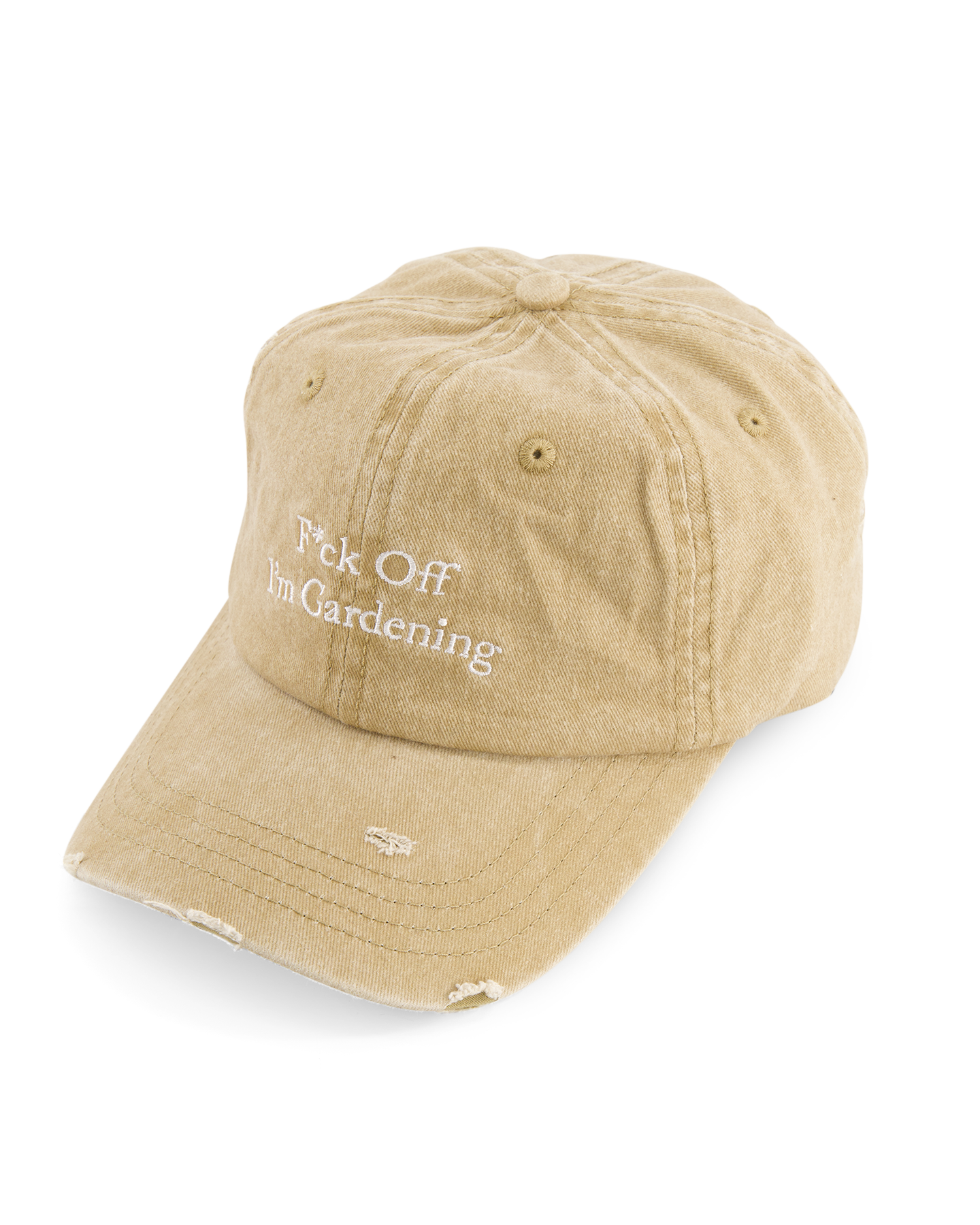 Brams Fruit F*ck Off Im Gardening Cap Distressed BRUIN 3