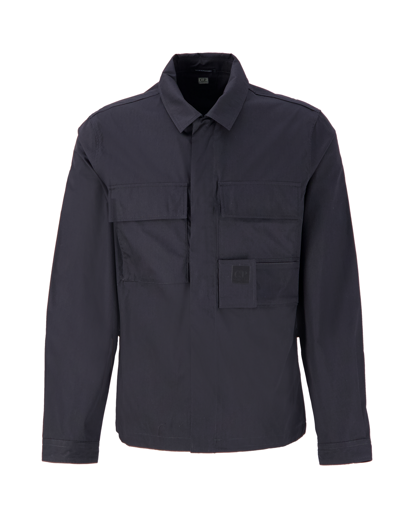 C.P. Company Metropolis Metropolis Series Gabardine Utility Overshirt ZWART 1