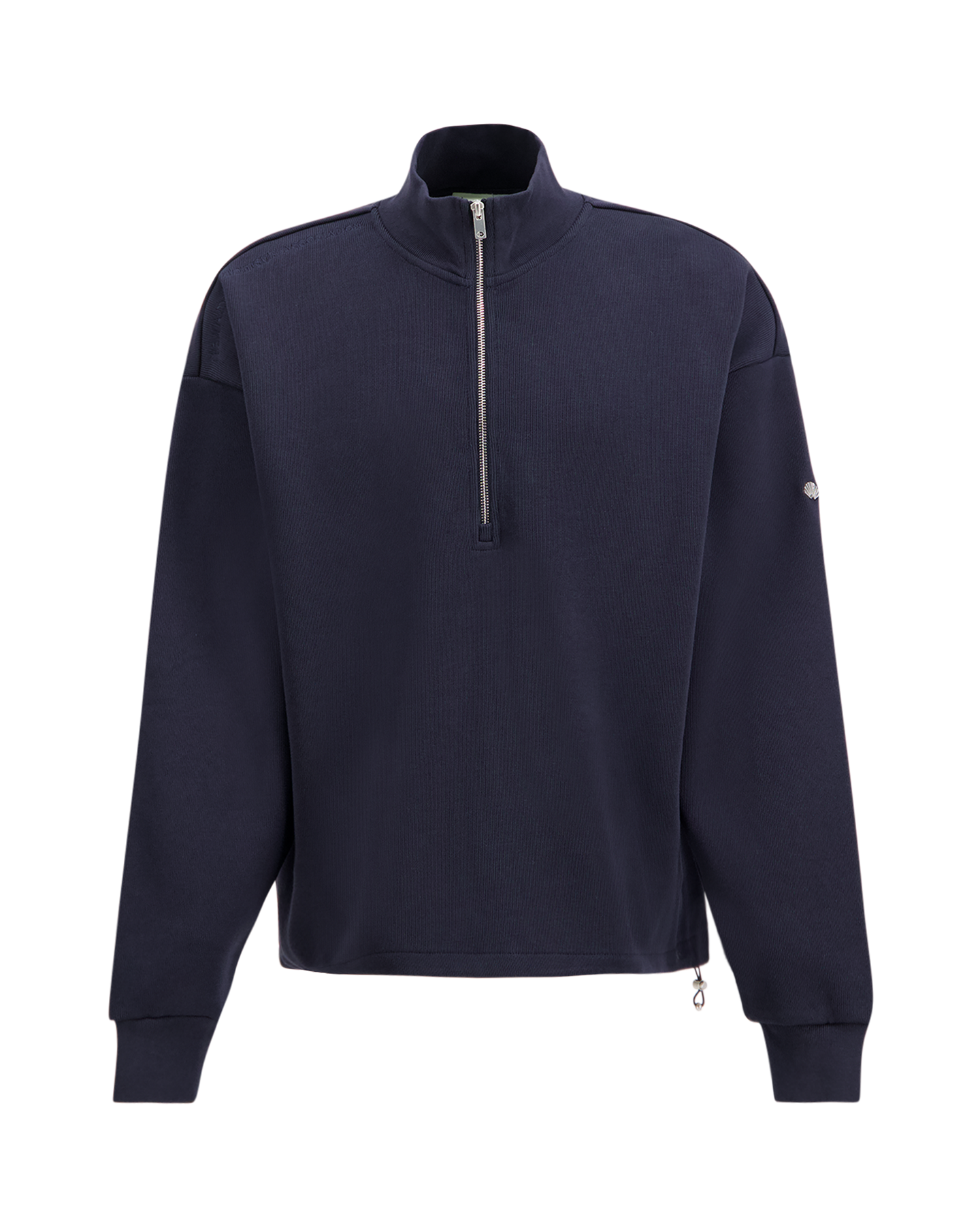 New Amsterdam Surf Association Plate Half-Zip ZWART 1