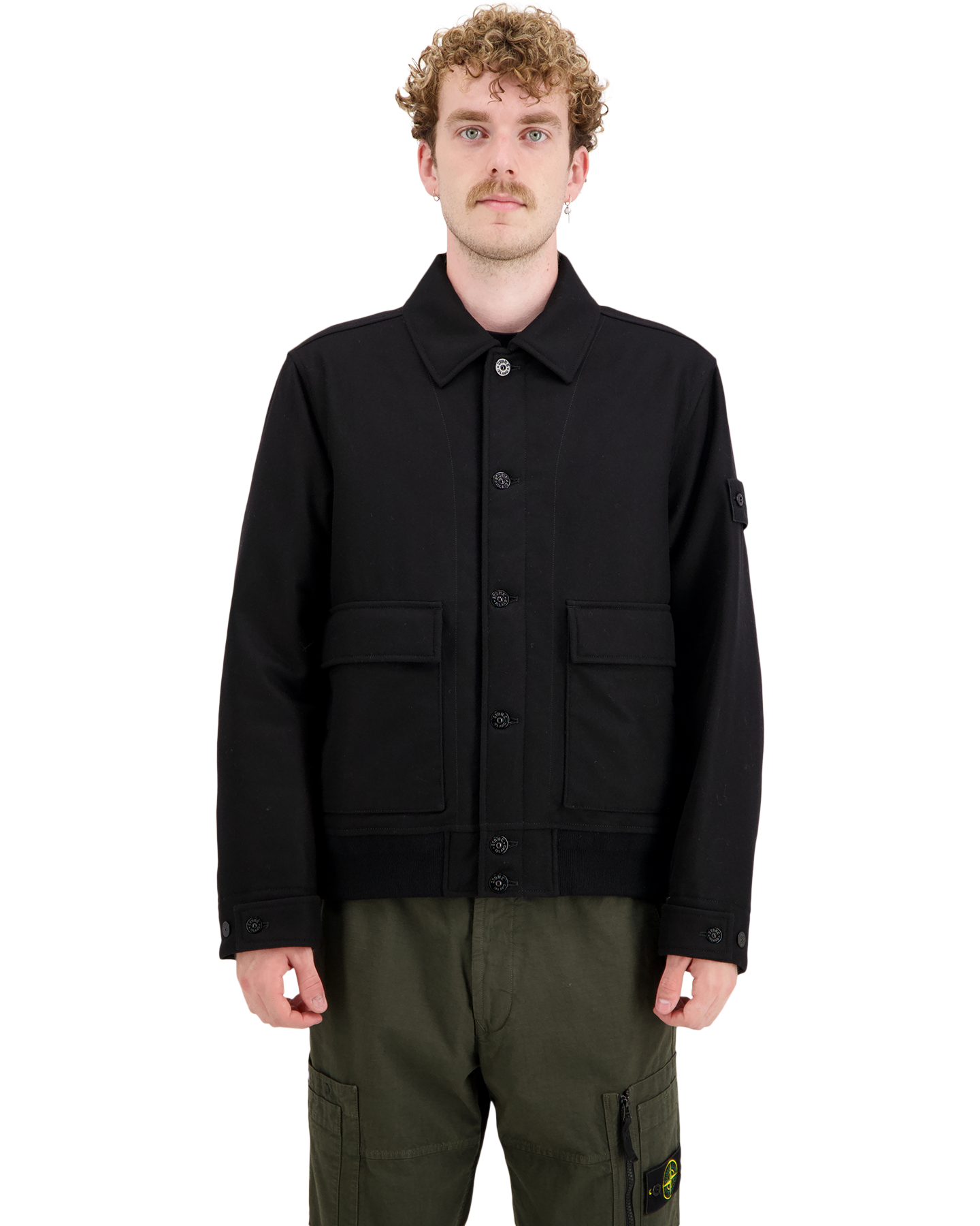 Stone Island 4100017 Jas Ghost ZWART 3