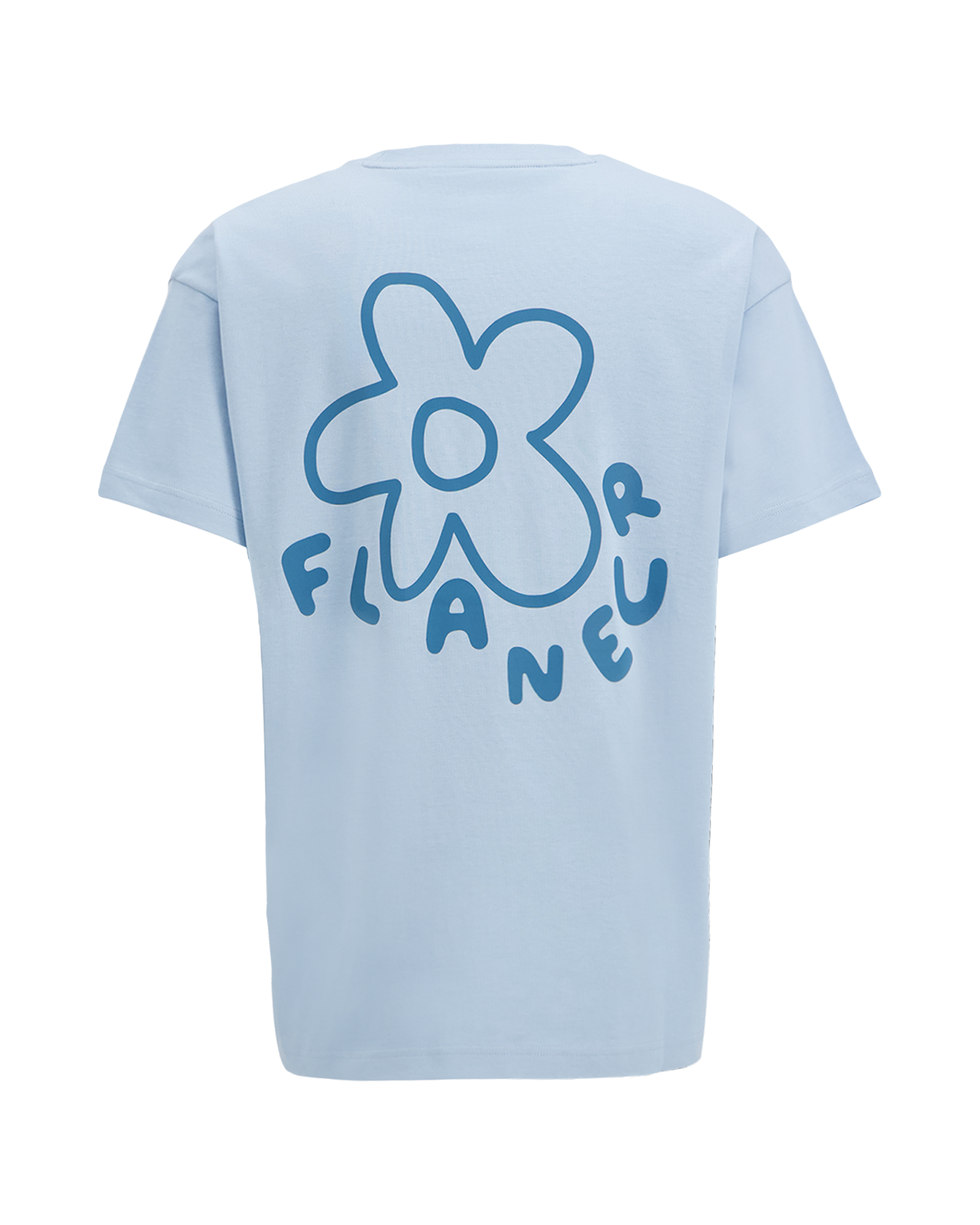Flaneur Blossom T-Shirt LICHTBLAUW 1