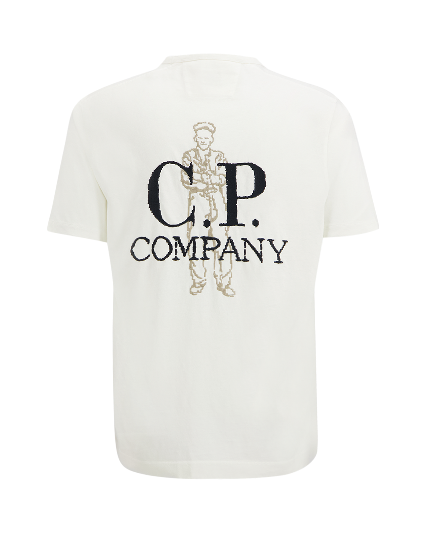 C.P. Company Print T-Shirt CREME 1