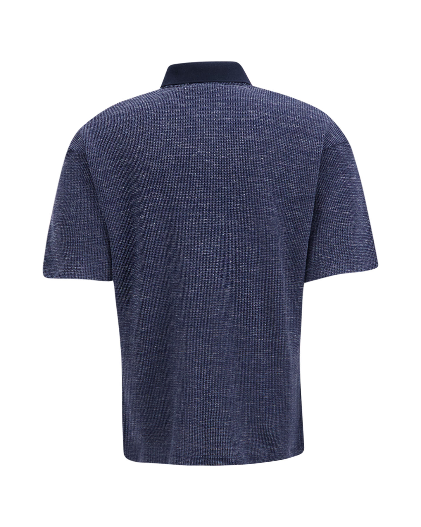 OLAF Signature Texture Polo DONKERBLAUW 2
