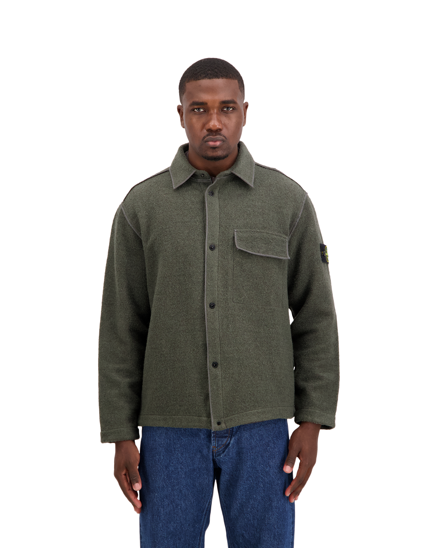 Stone Island 1200034 Overshirt ANTHRACIET 4