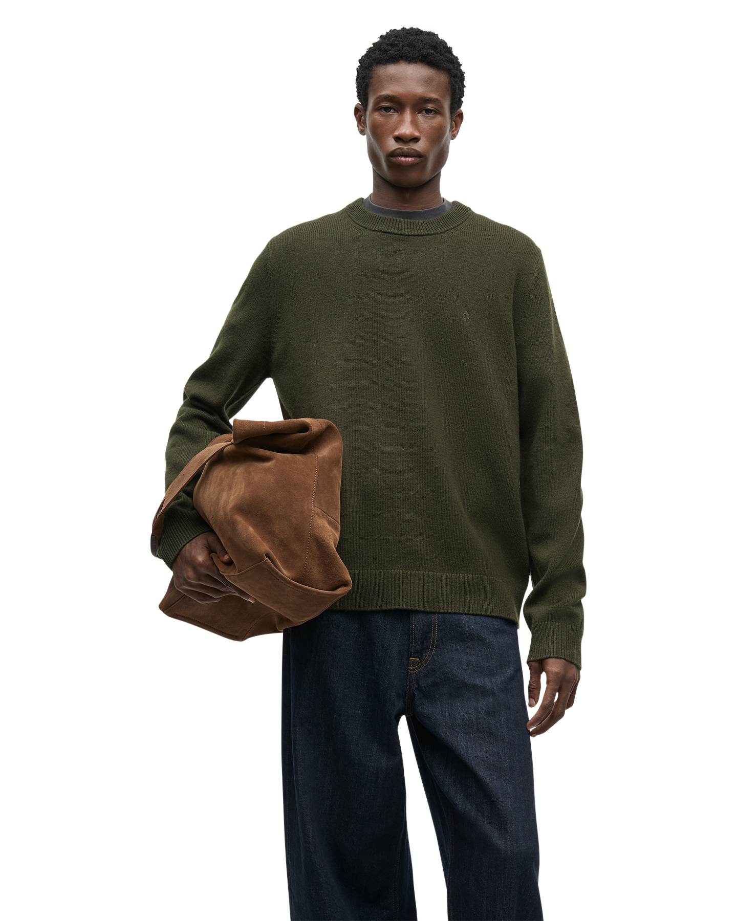 Samsøe Samsøe Sapatrik Sweater 132 DONKERGROEN 3