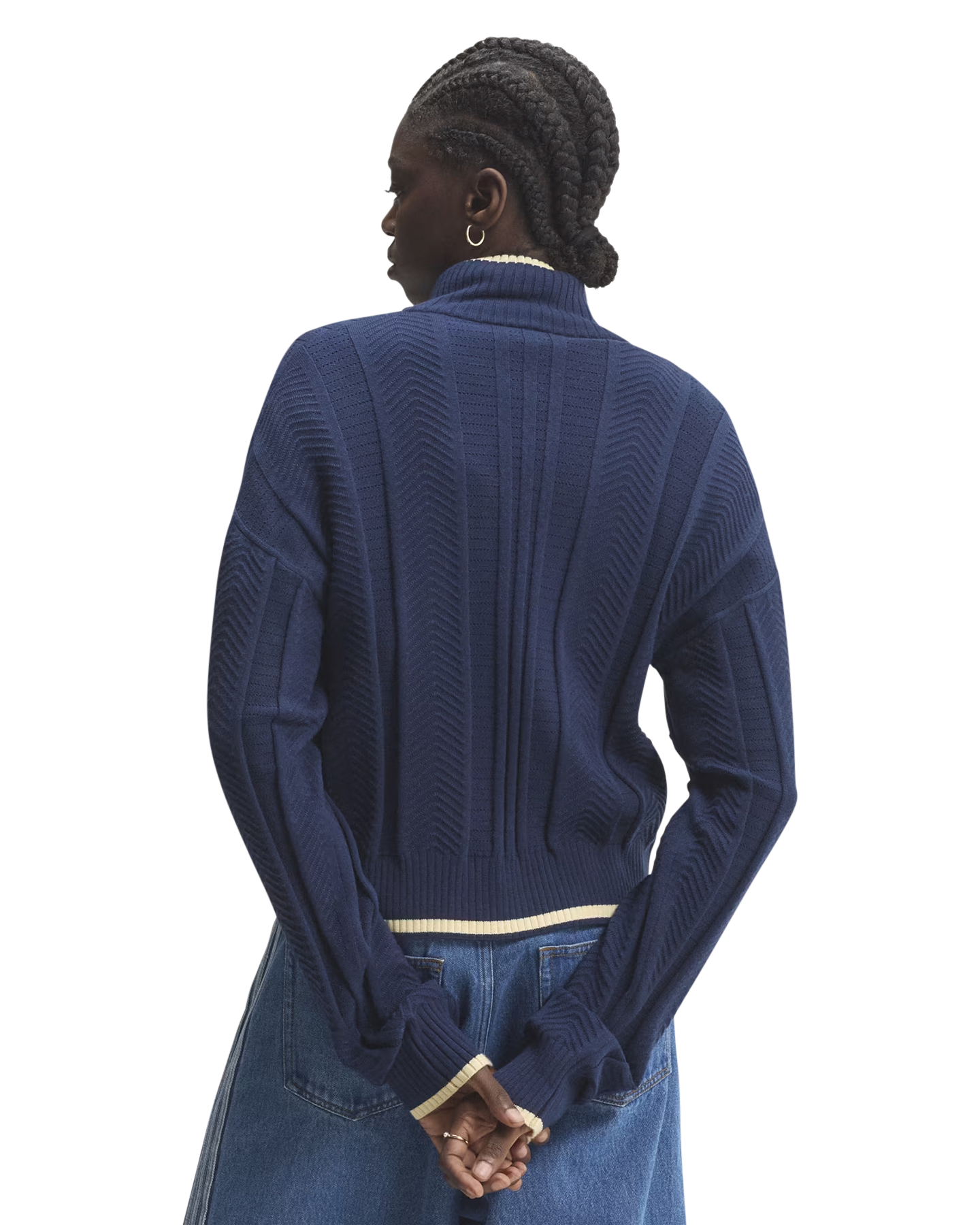 adidas Knit Firebird Tracktop DONKERBLAUW 4