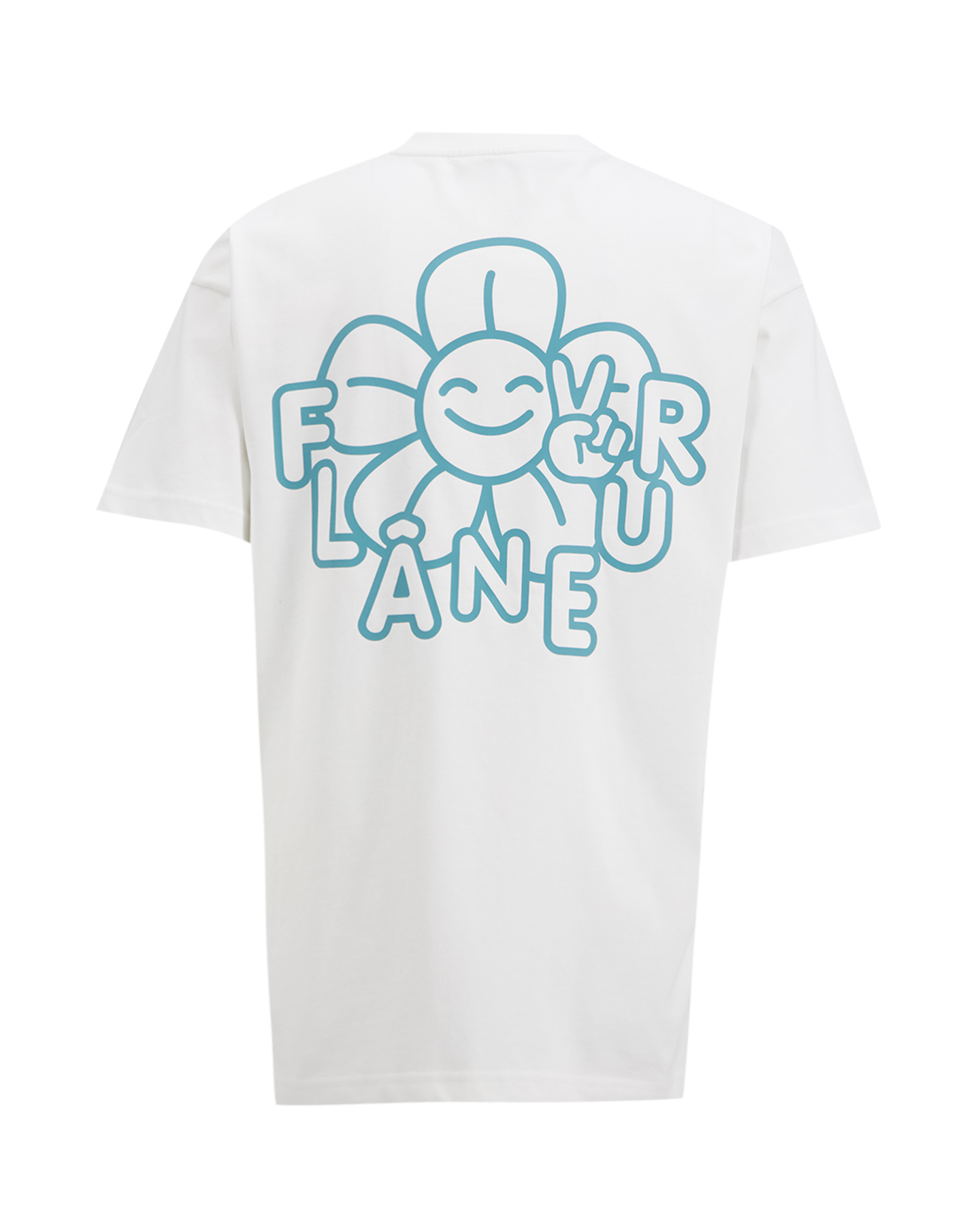 Flaneur Happy Flower T-Shirt WIT 1