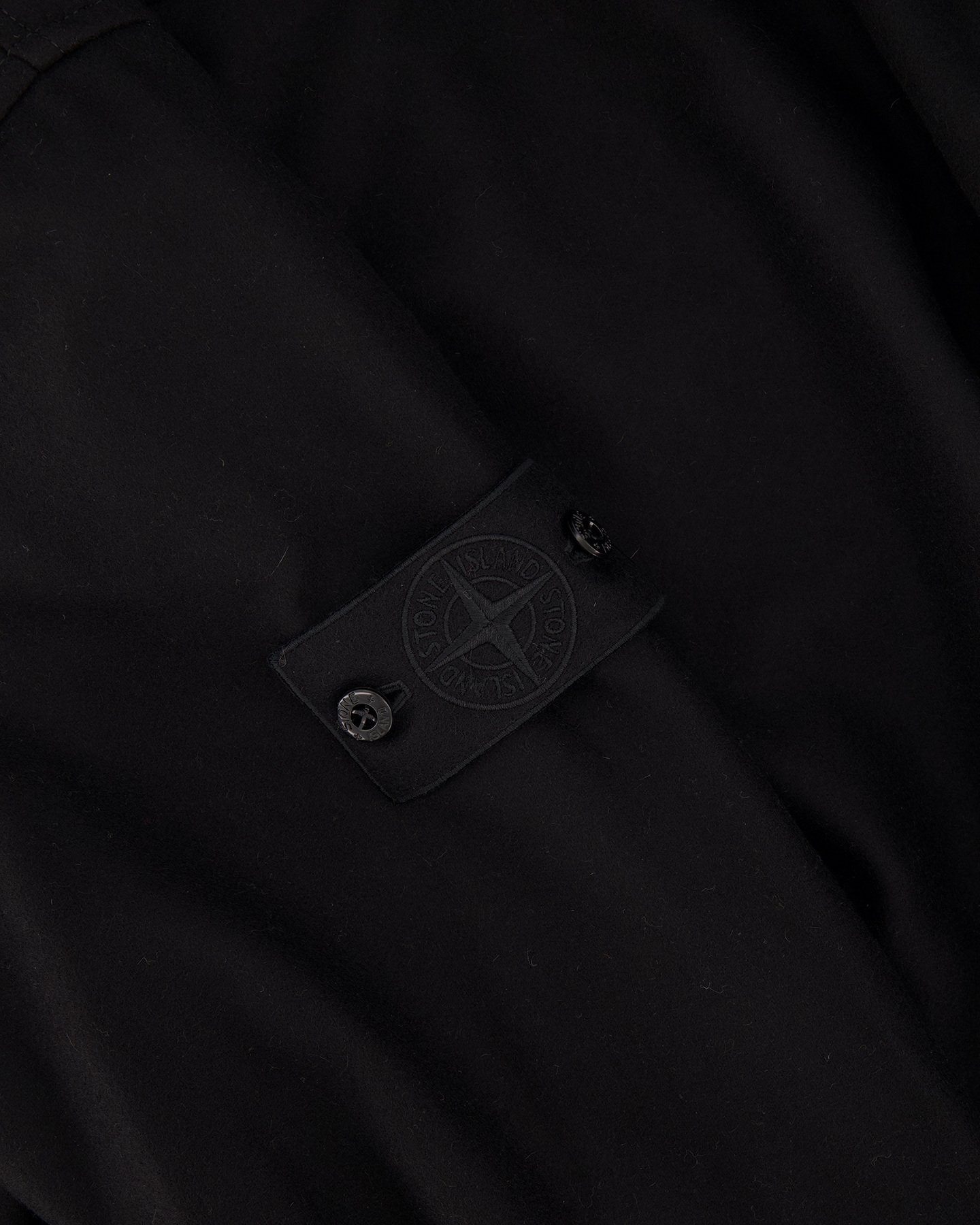 Stone Island 1200020 Overshirt Ghost ZWART 3