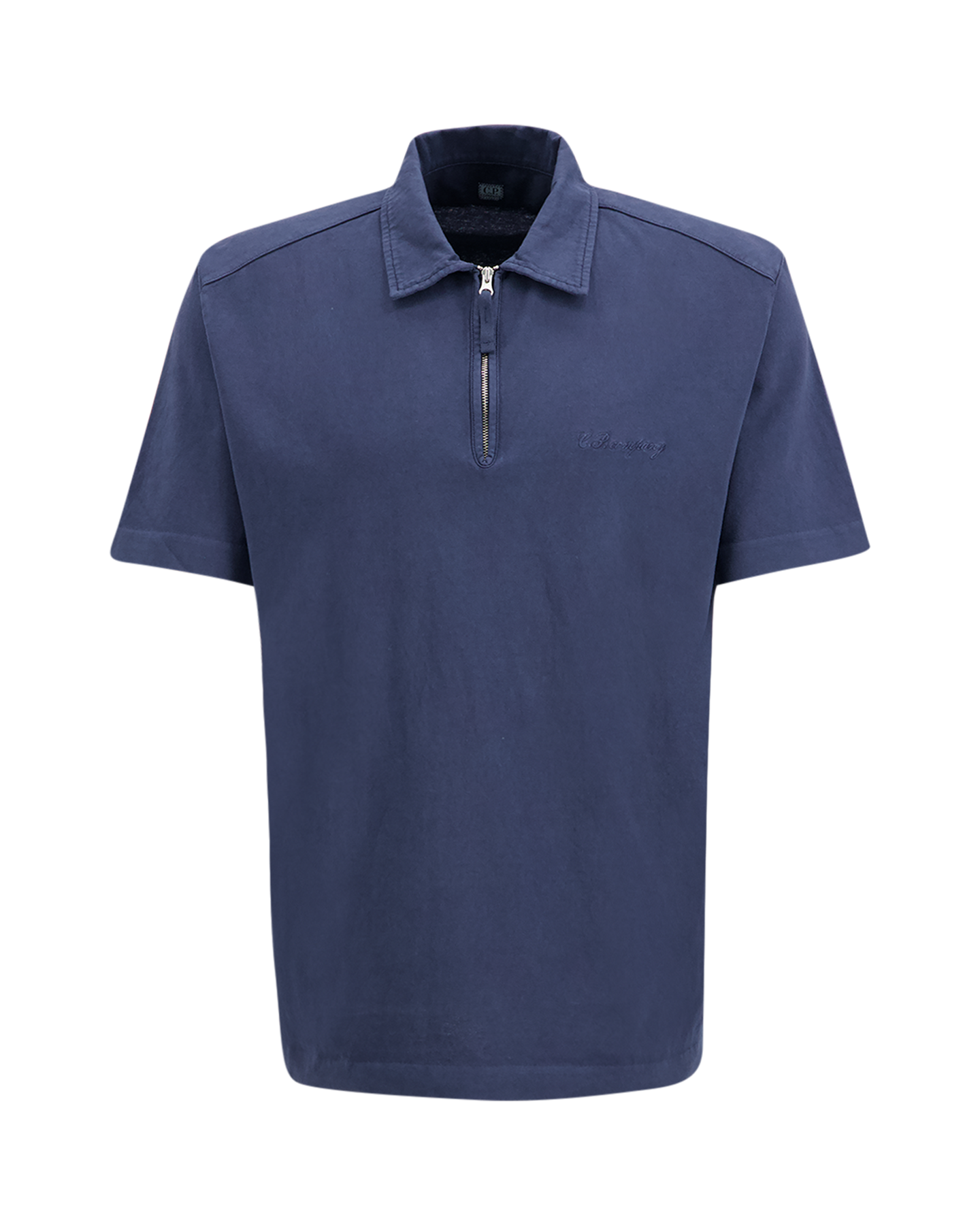 C.P. Company Polo Met Rits DONKERBLAUW 1