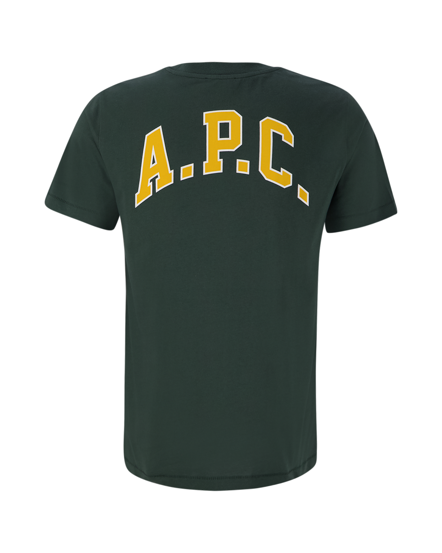 A.P.C. T-Shirt Standard University GROEN 1