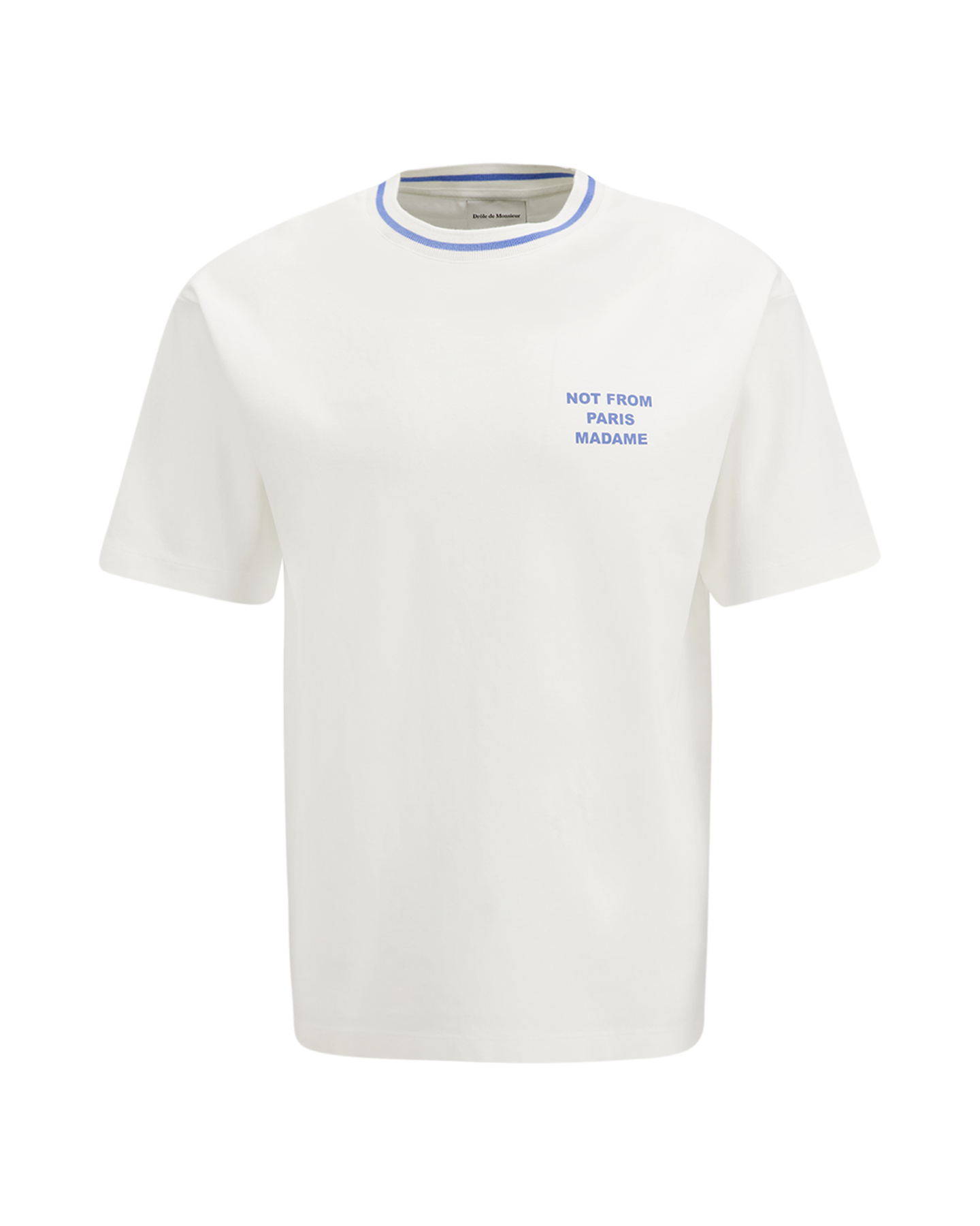 Drole de Monsieur Sport Slogan T-shirt WIT 1