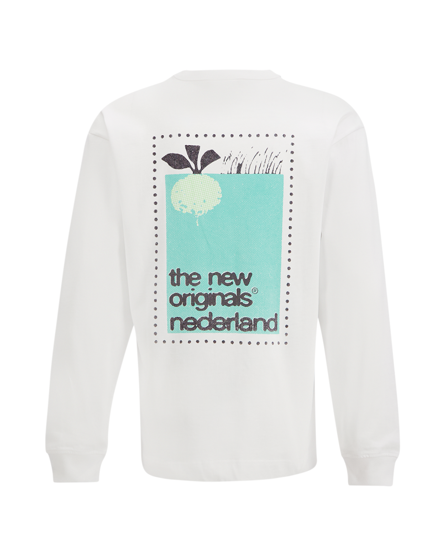 The New Originals The Netherlands Stamp Longsleeve WIT 1