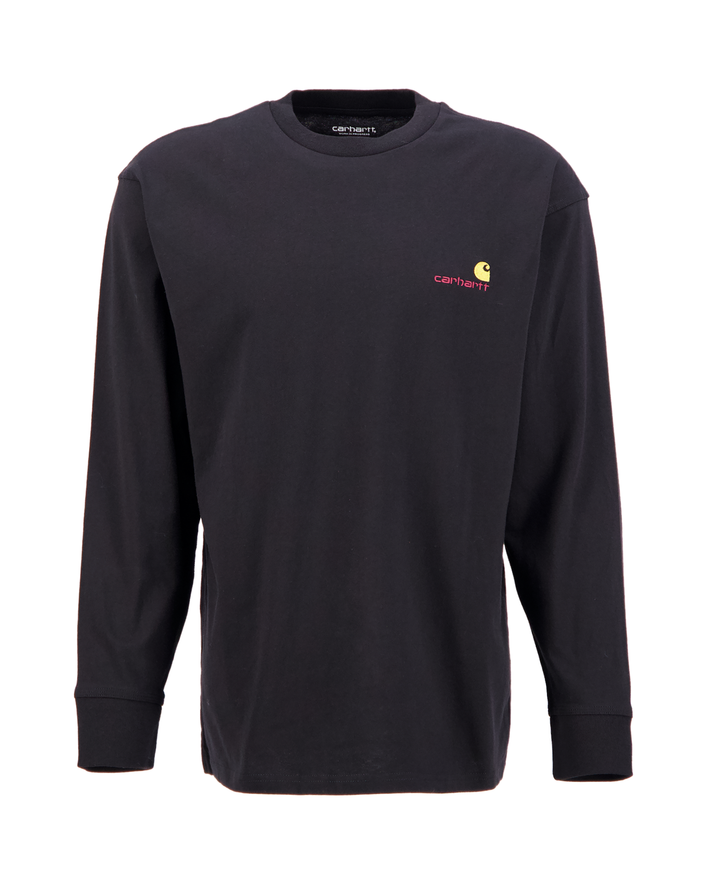 Carhartt WIP L/S American Script T-Shirt ZWART 1