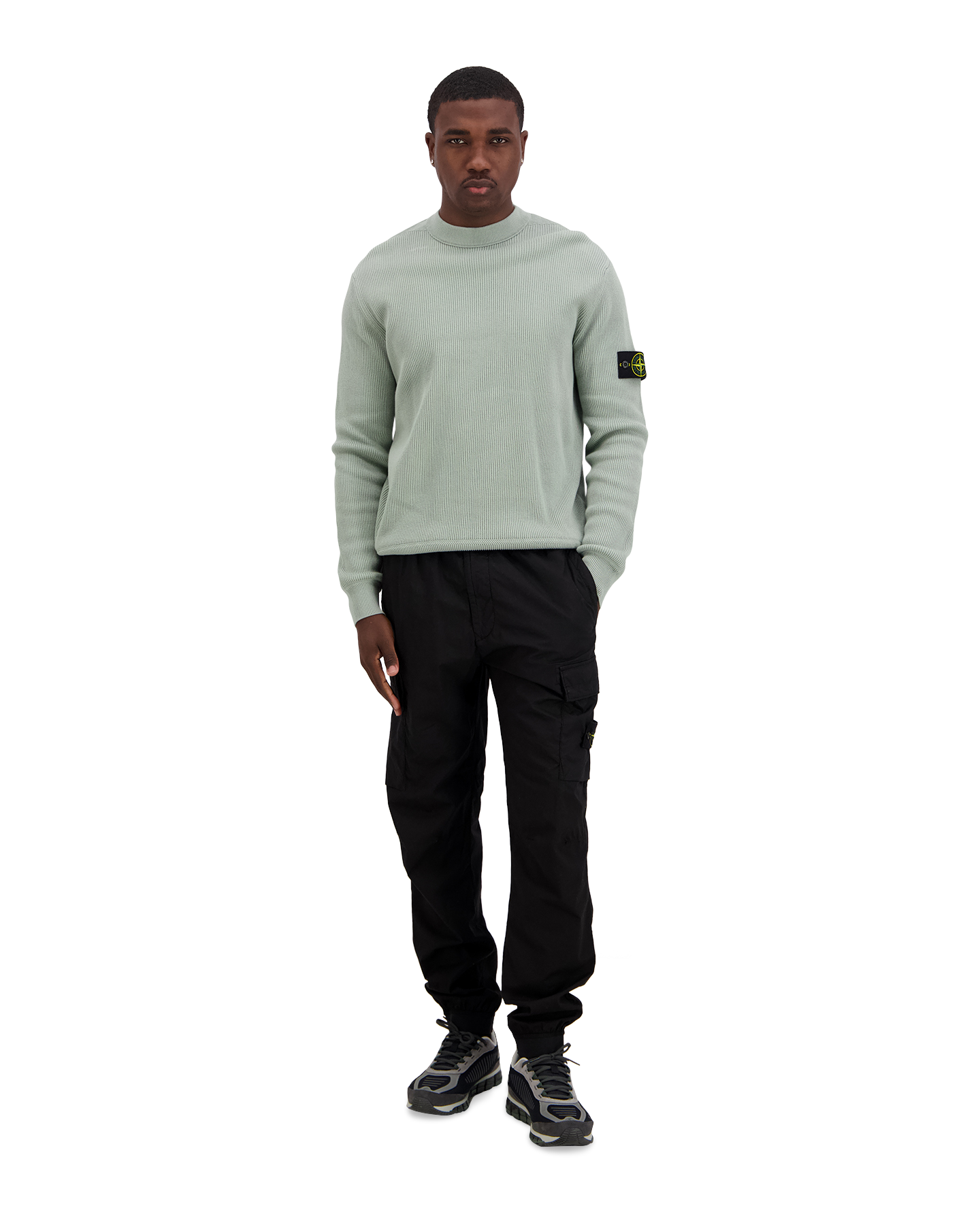 Stone Island S00D8 Knitwear Trui GROEN 3