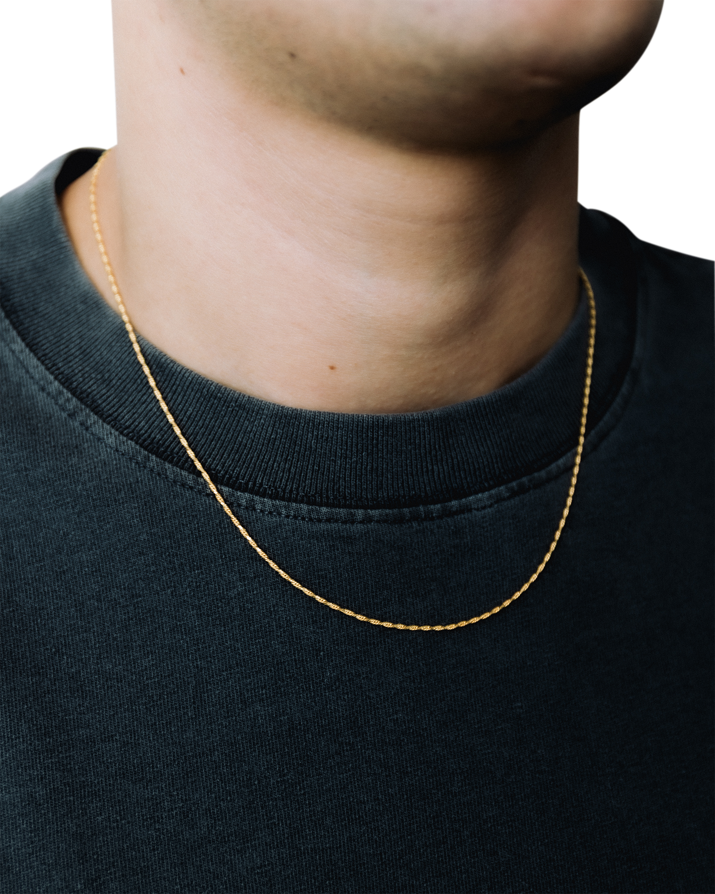 Coef Luca Necklace GOUD 4
