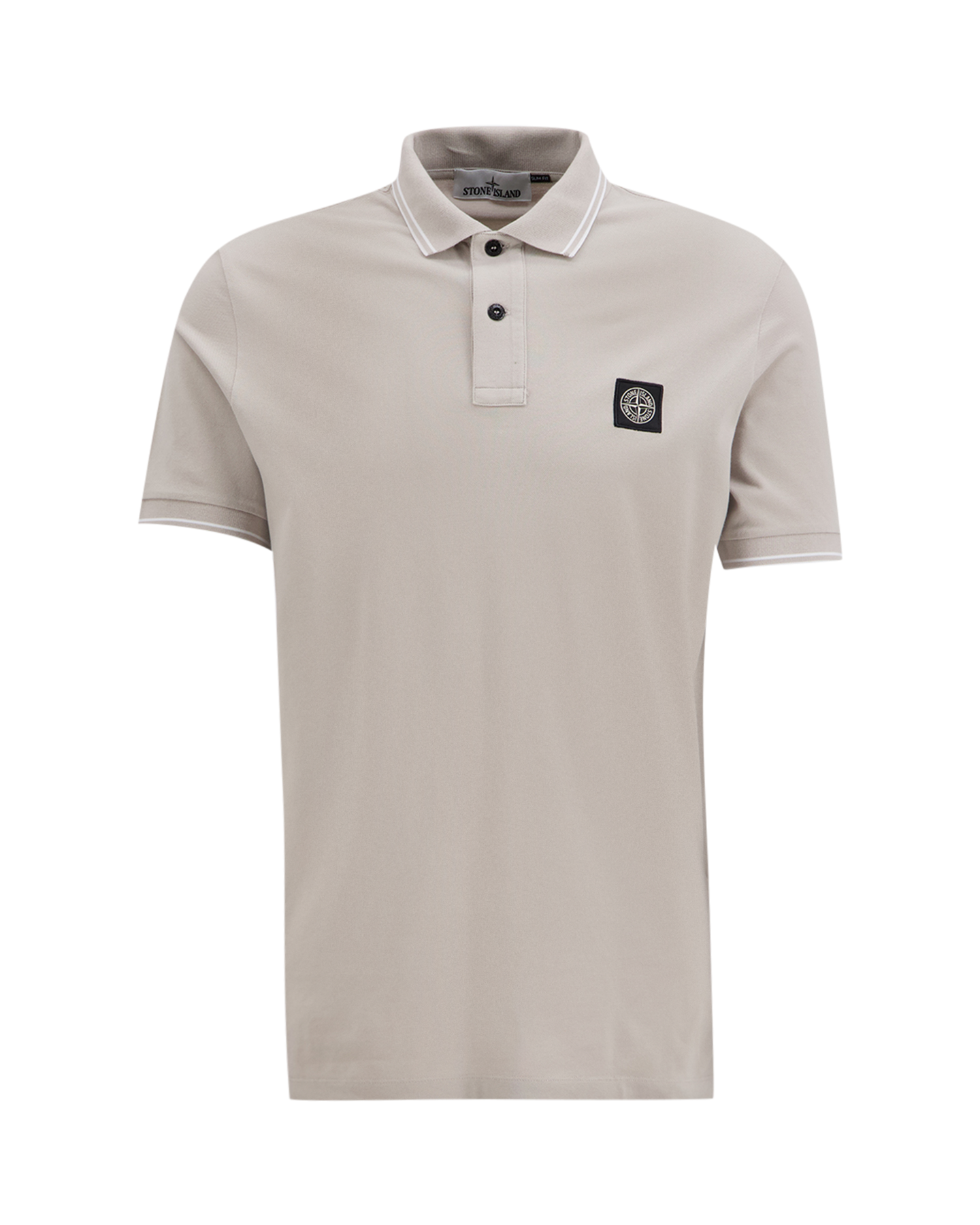 Stone Island S0018 Polo LICHTGRIJS 1