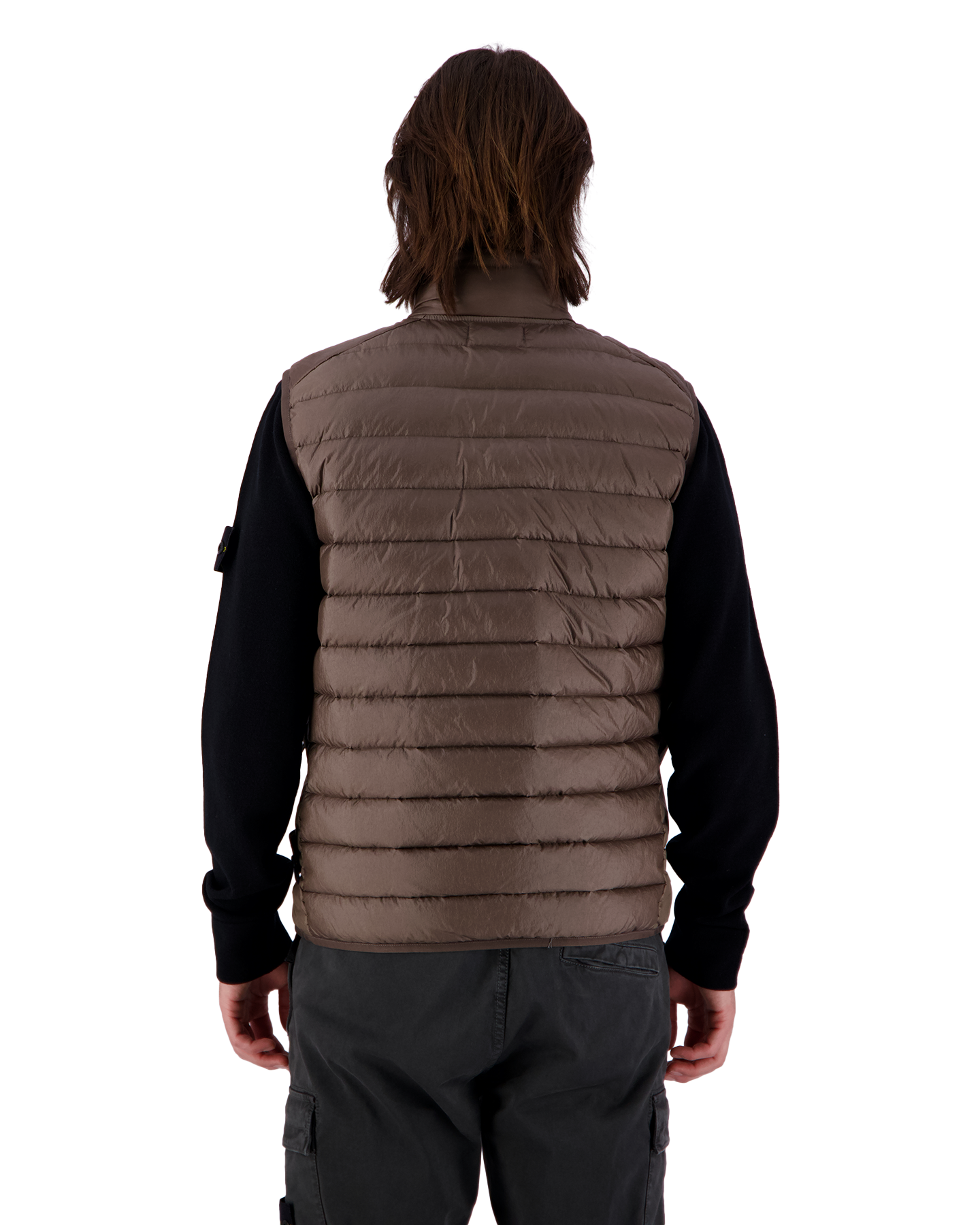 Stone Island G0724 Loom Woven Nylon Down Vest BRUIN 5