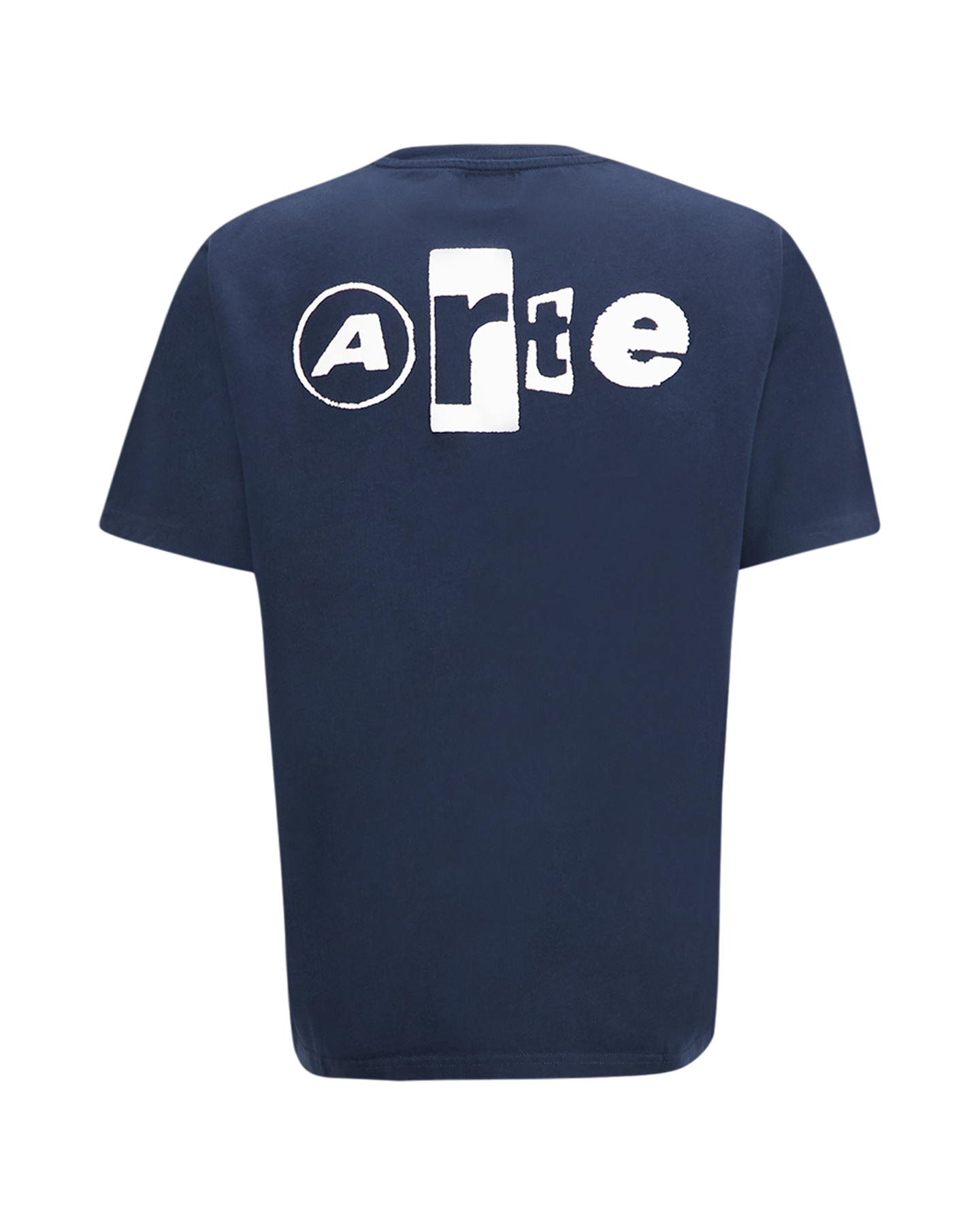 Arte Antwerp Back Collage T-Shirt DONKERBLAUW 1