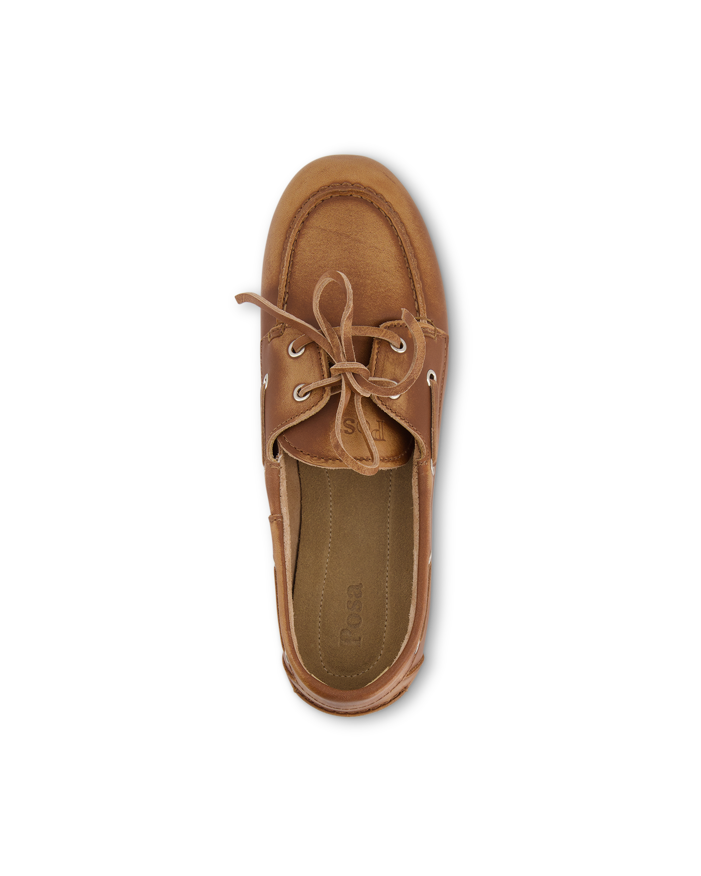 Posa Boat Loafer Brushed - Leather BRUIN 5