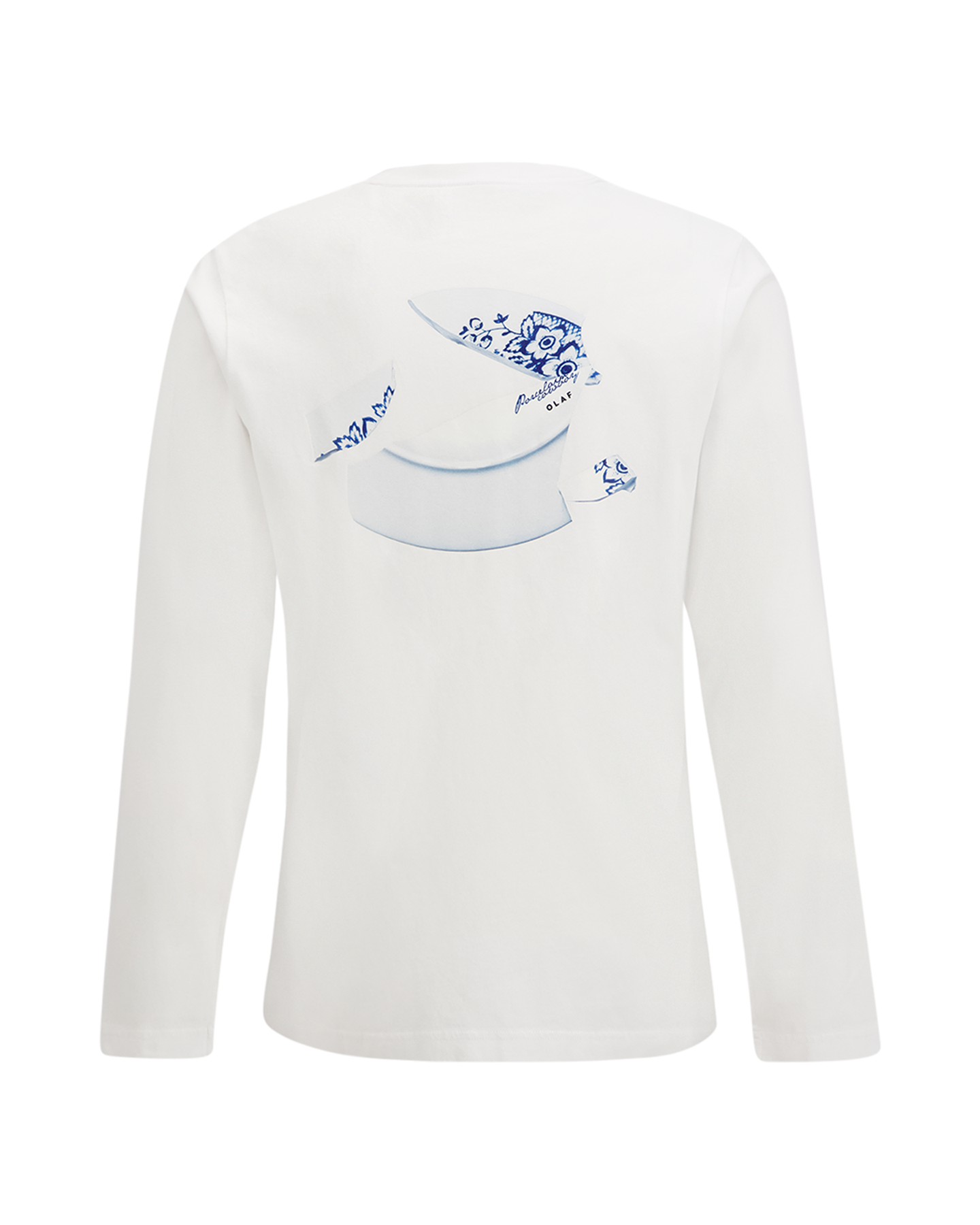 OLAF Broken Plate Ls Tee WIT 1