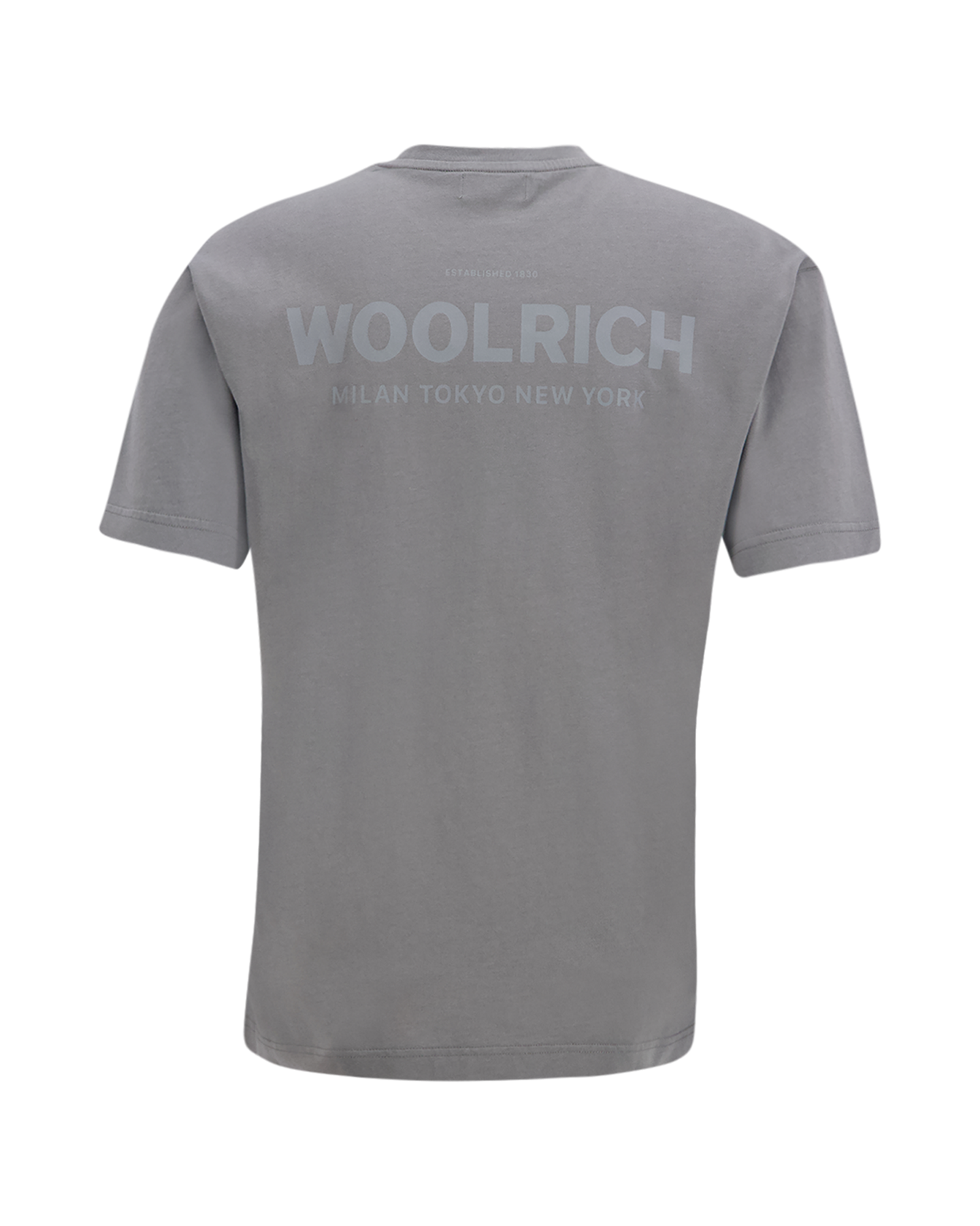 Woolrich Cotton Graphic T-Shirt GRIJS 1
