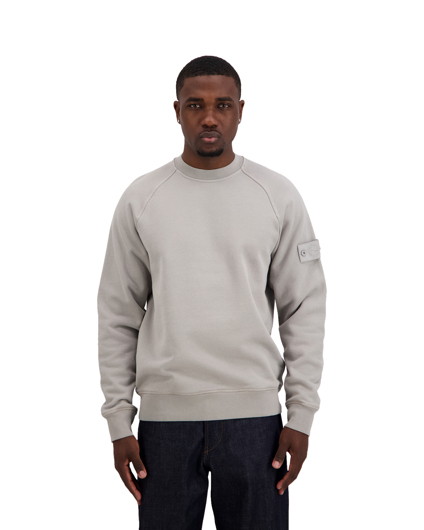 Stone Island S0F42 Ghost - Sweater LICHTGRIJS 4
