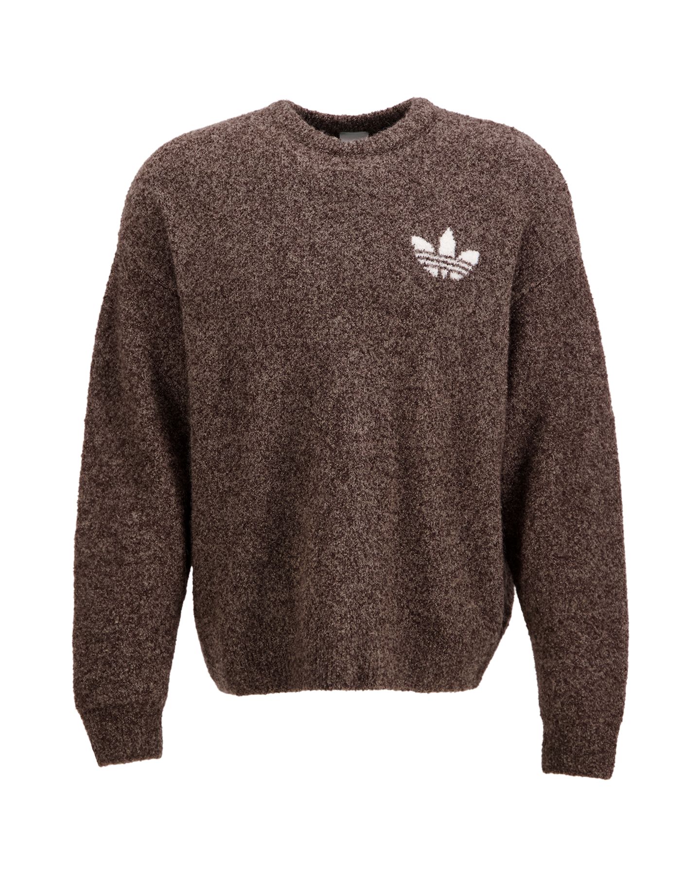 adidas Knit Essential Basic Crew DONKERBRUIN 1