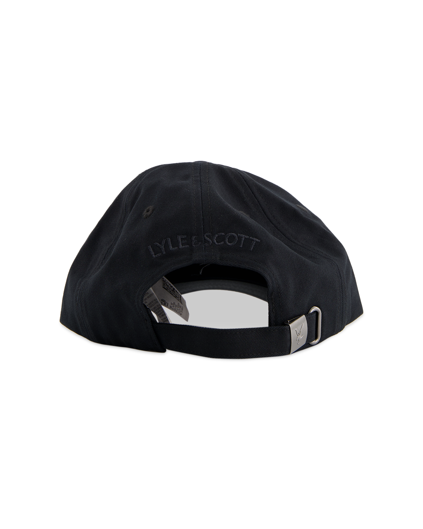 Lyle & Scott Tonal Eagle Baseball Cap ZWART 4