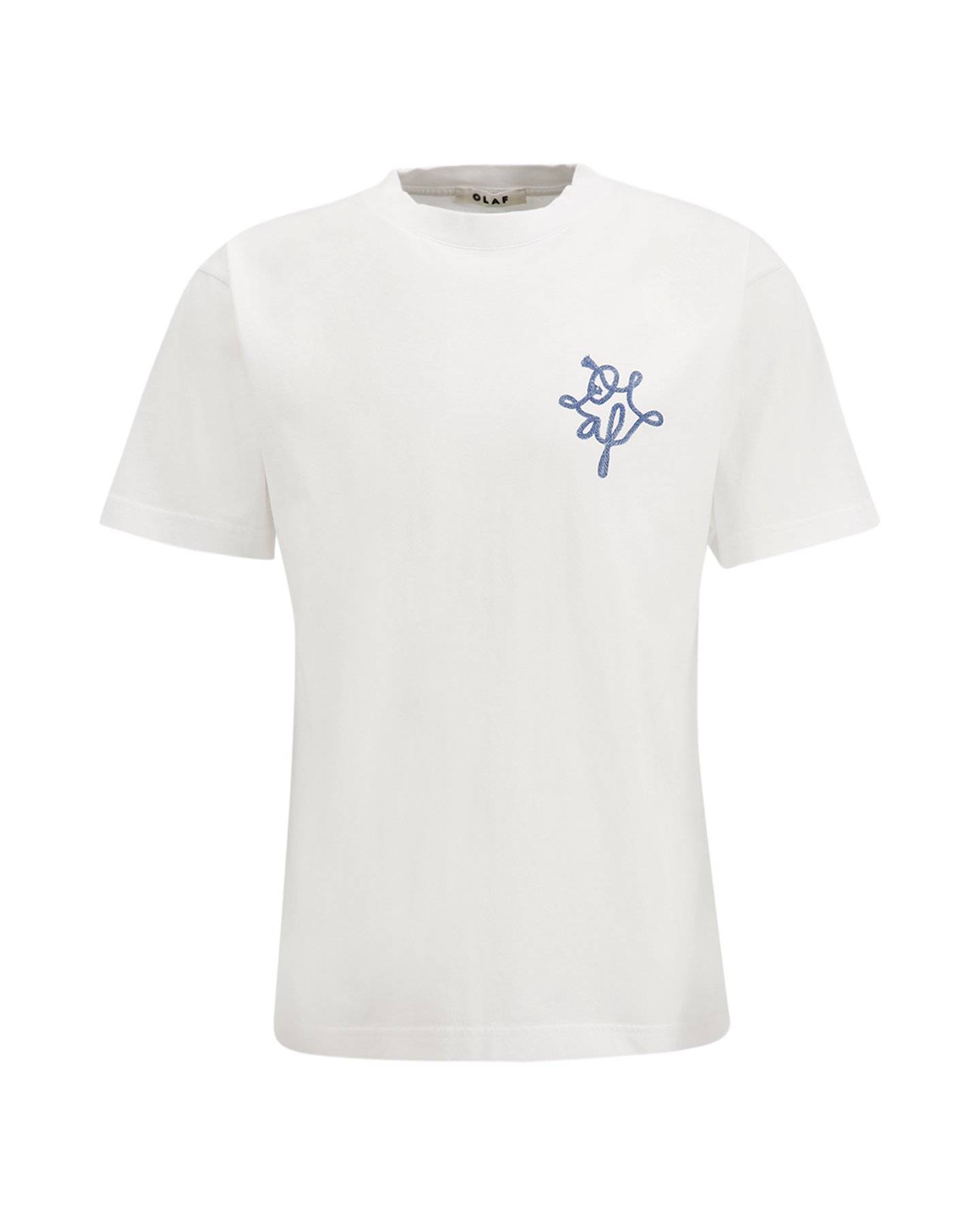 OLAF Lasso Monogram Tee WIT 2