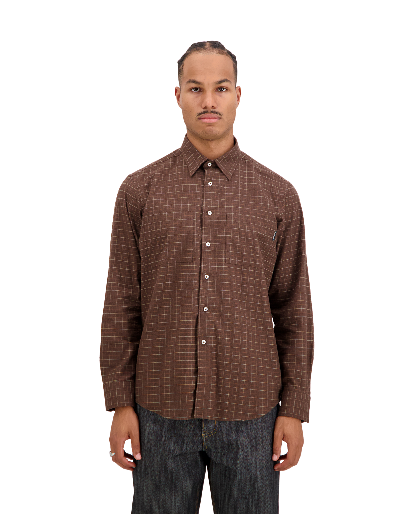 No Problemo Flag Pocket Ls Shirt BRUIN 3