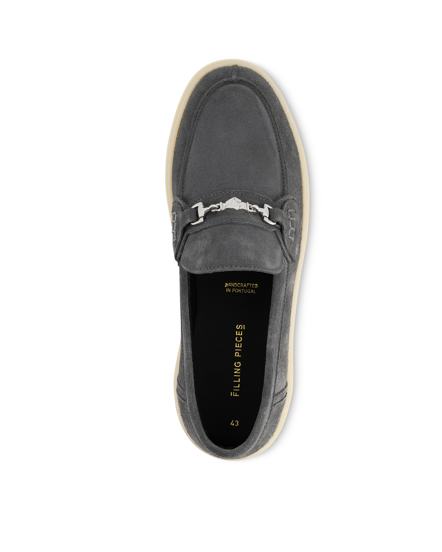 Filling Pieces Core Loafer Suede Dark Grey DONKERGRIJS 5