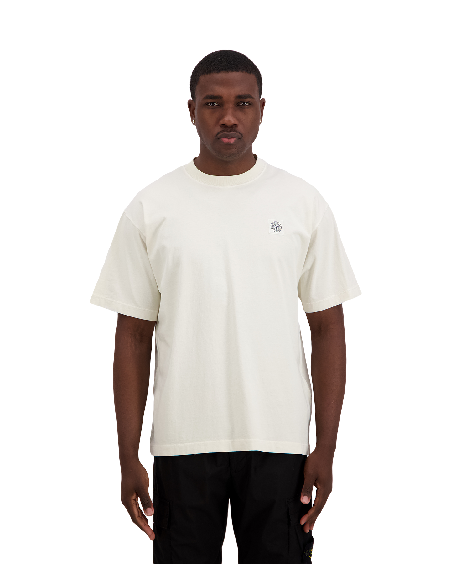 Stone Island S01115 T-Shirt CREME 3