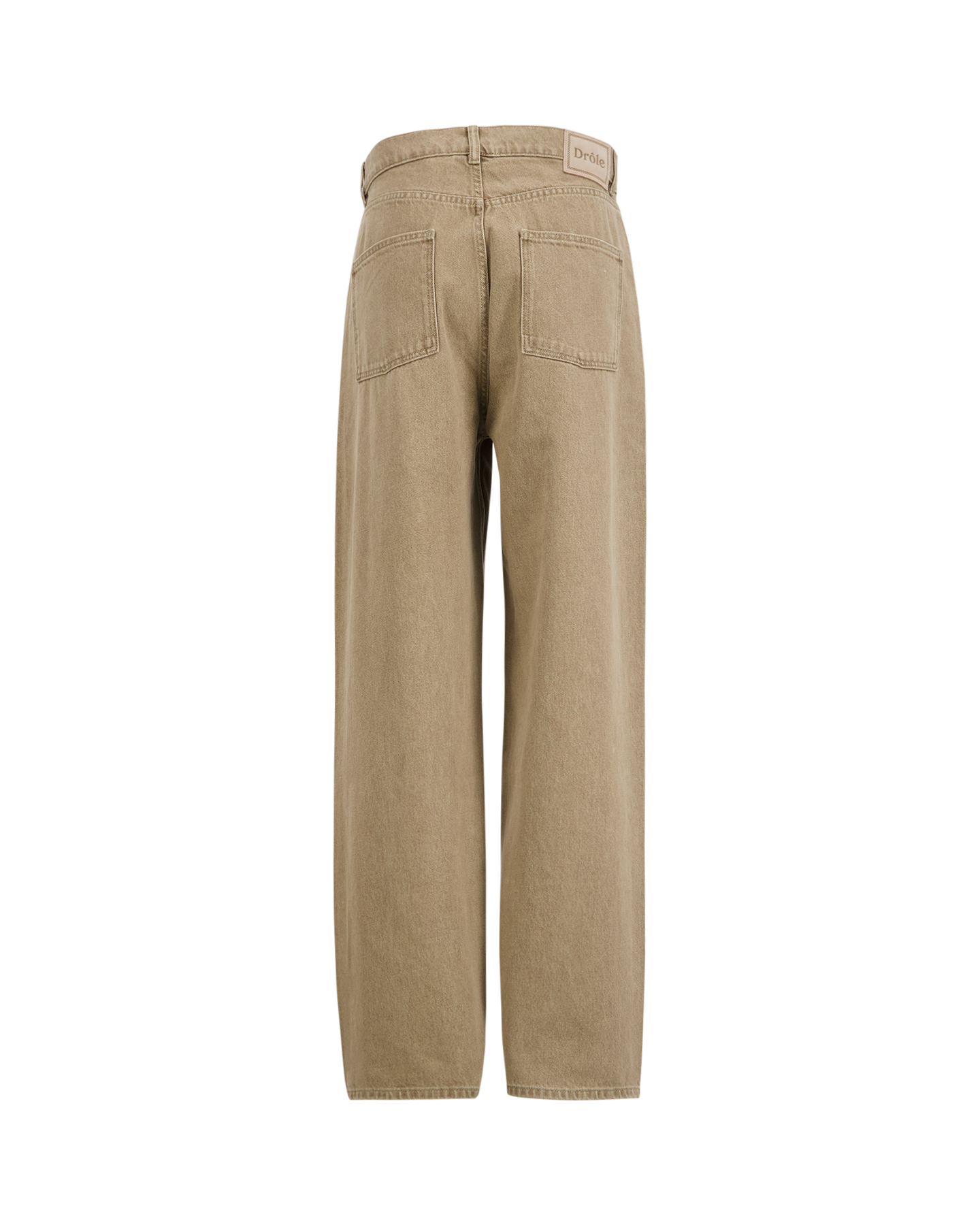 Drole de Monsieur Washed Khaki Straight Jeans KHAKI 2