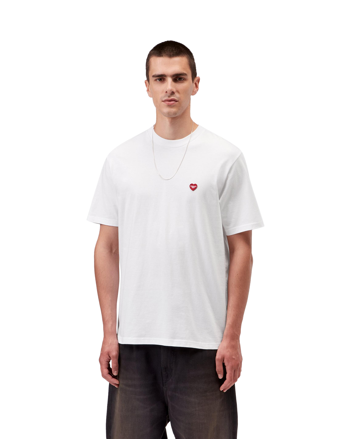 Carhartt S/S Small Heart T Shirt WIT 3