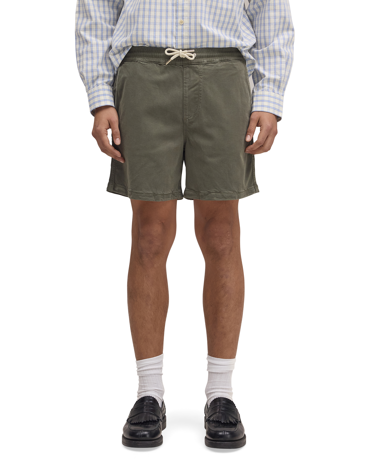 NN.07 Gregor Shorts 1154 DONKERGROEN 3