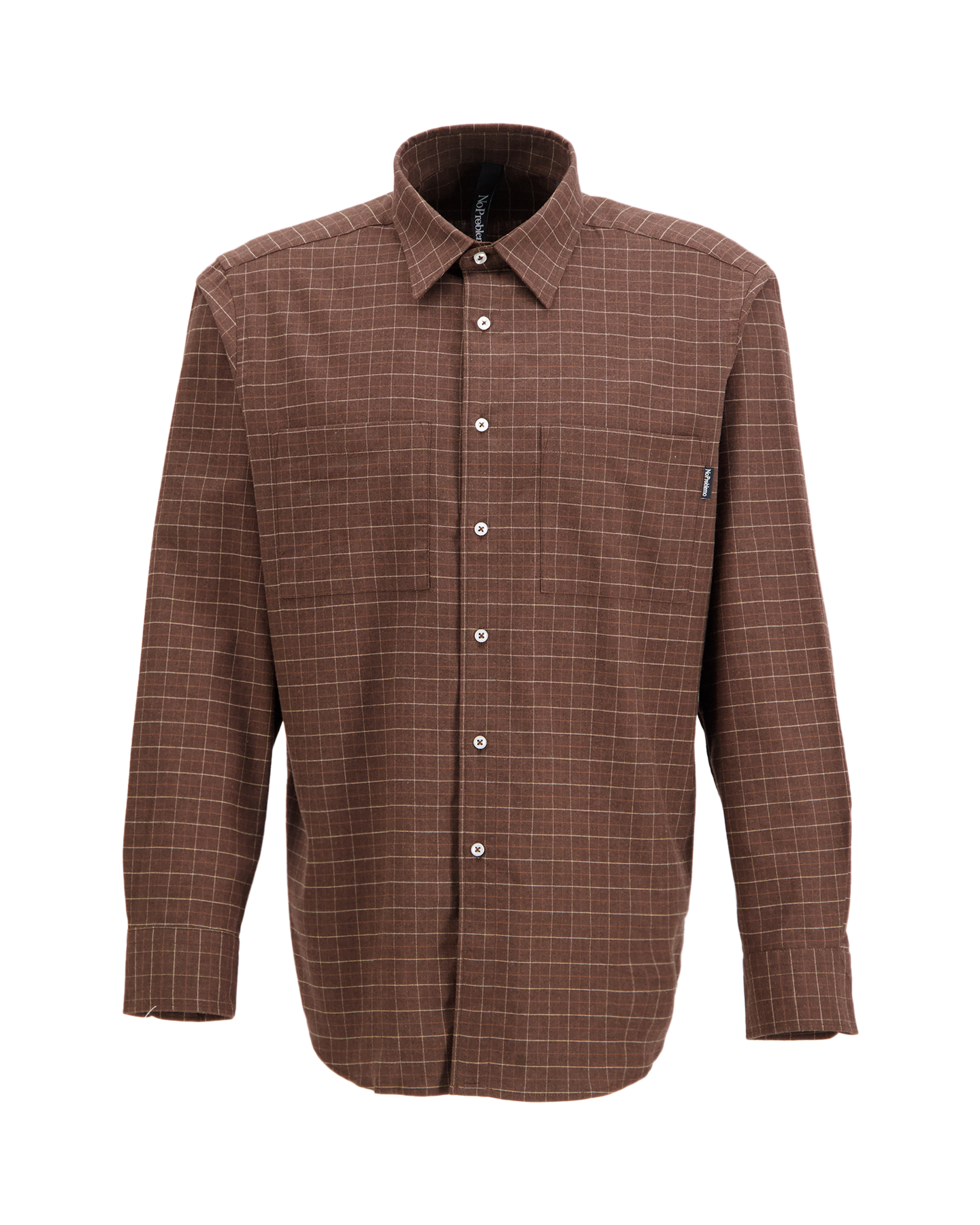 No Problemo Flag Pocket Ls Shirt BRUIN 1