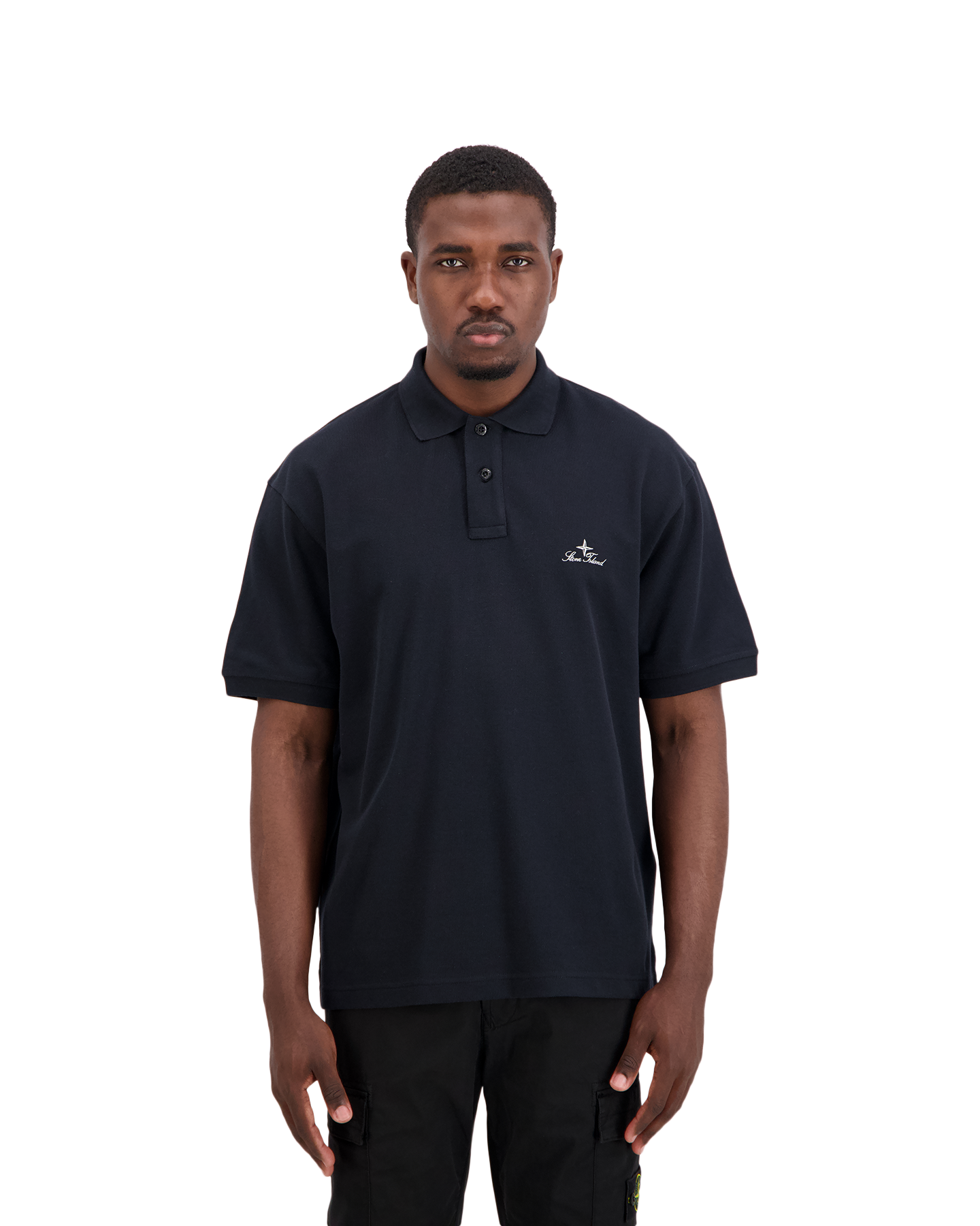 Stone Island 2200002 Polo Ss DONKERBLAUW 4