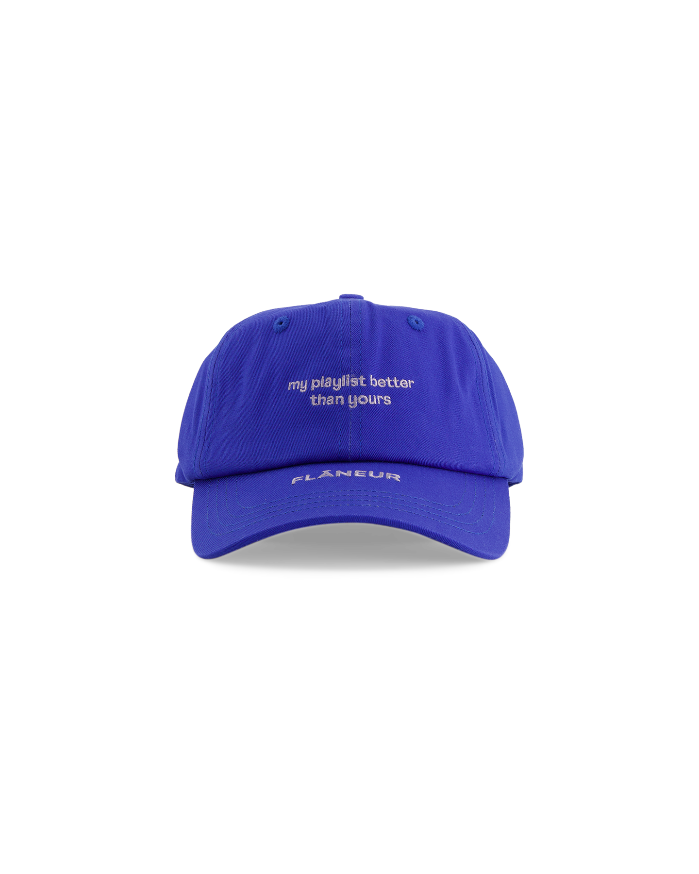 Flaneur Playlist Cap BLAUW 2
