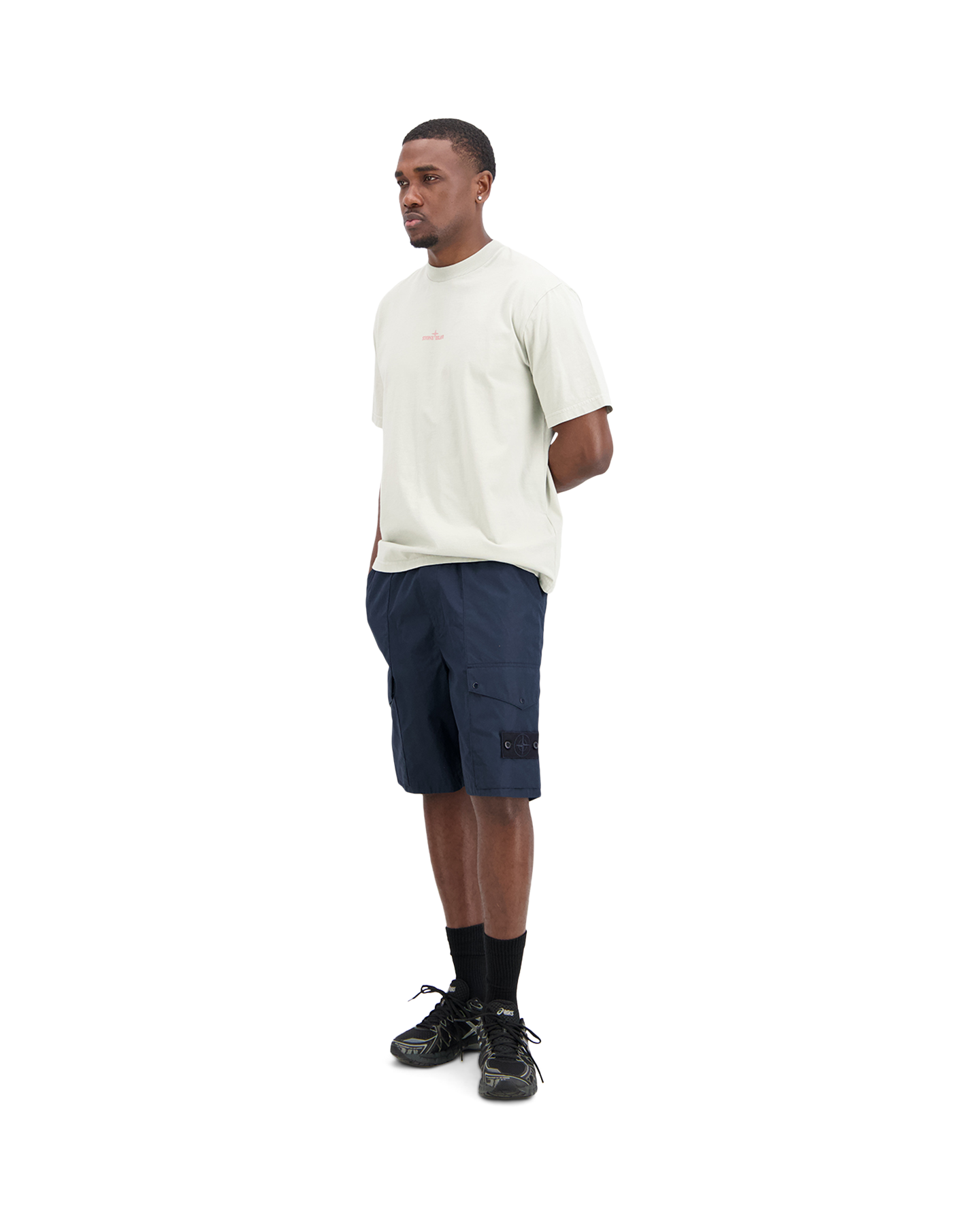 Stone Island S0F01 Ghost - Korte Broek DONKERBLAUW 3