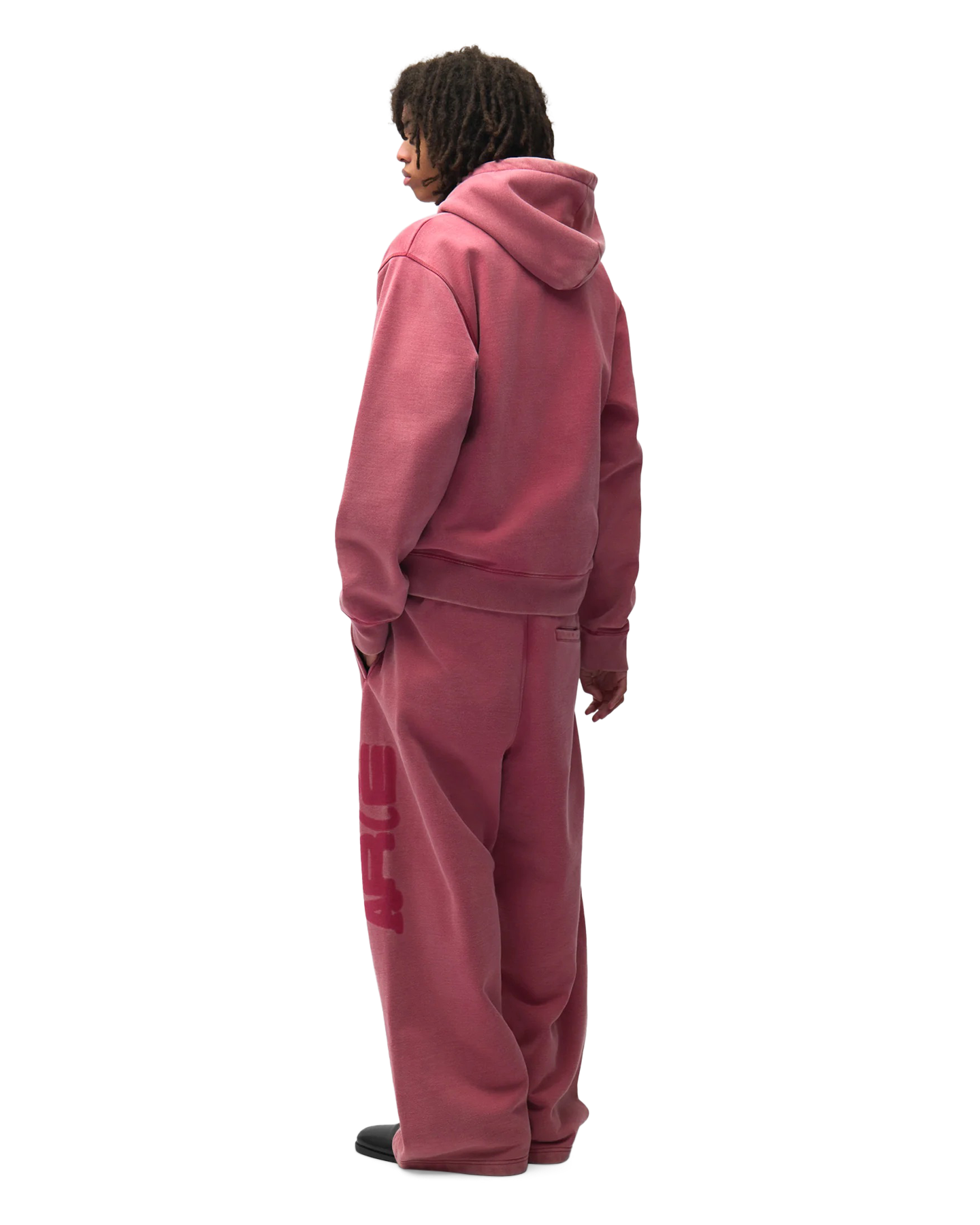 Arte Antwerp Stencil Sunfade Zip Hoodie ROOD 4