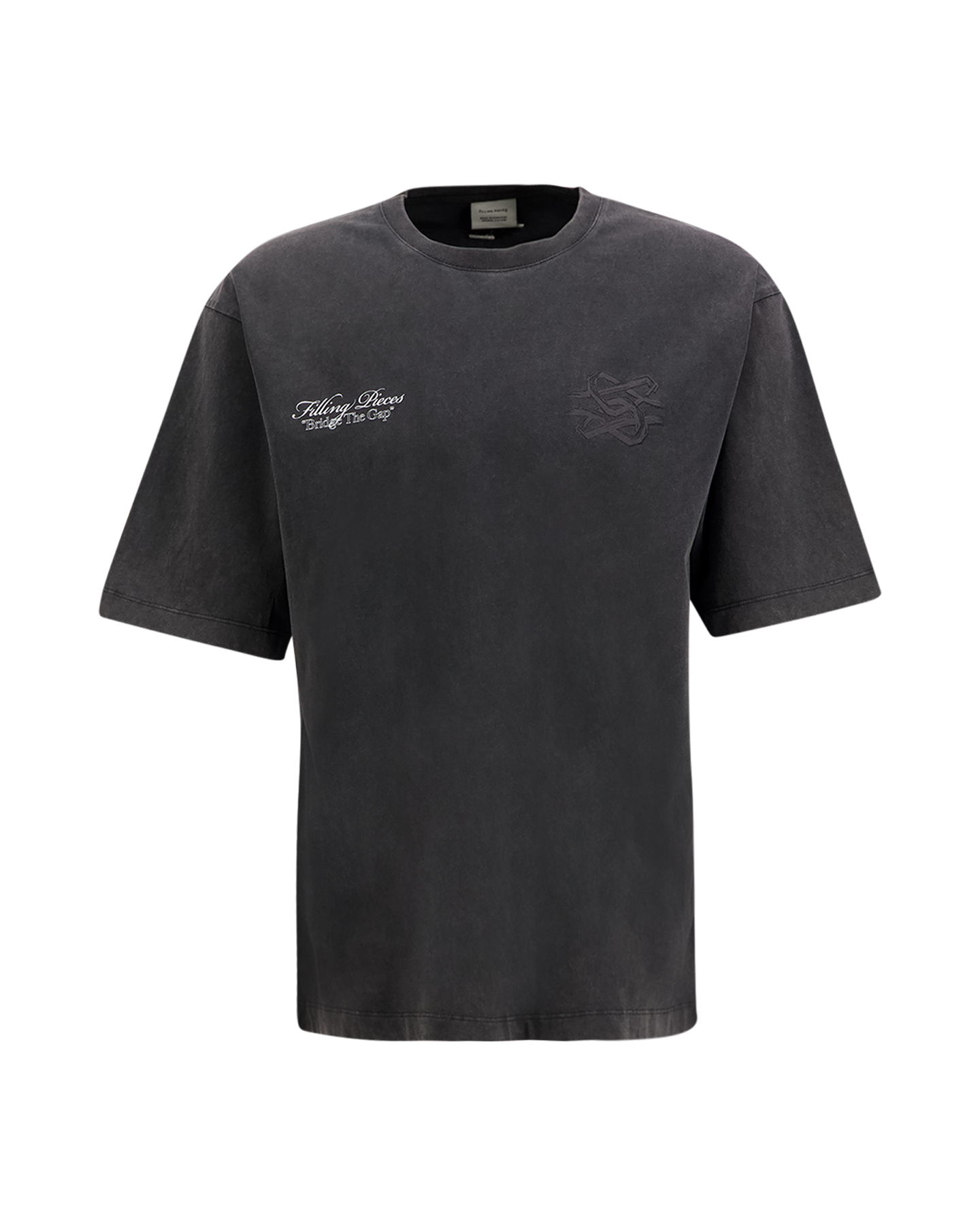 Filling Pieces T Shirt Boxy Bridge The Gap ZWART 2